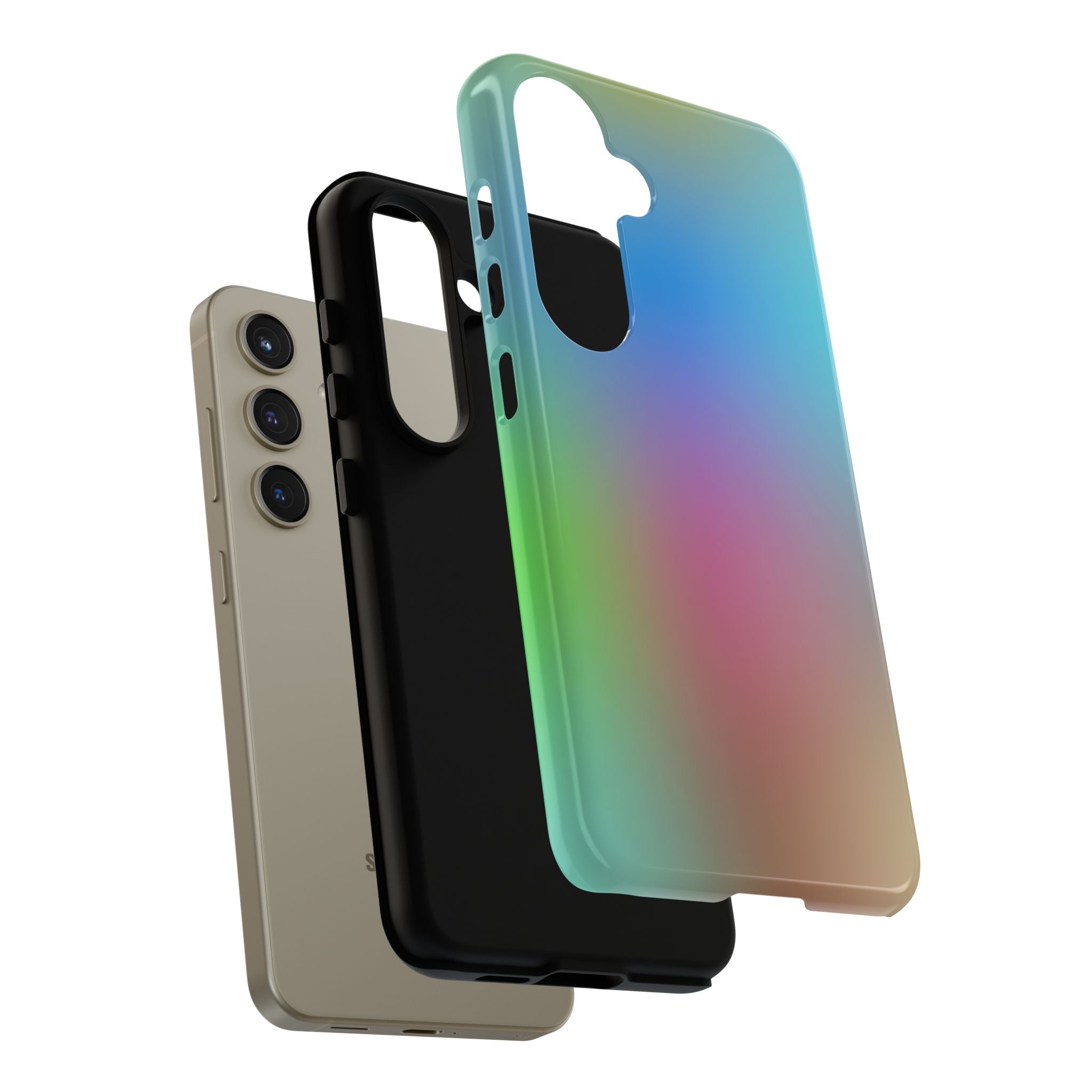 Colorful Mobile Phone Case, Unique Phone Cover, Stylish Phone Protector, Gift for Tech Lovers, Trendy Accessory