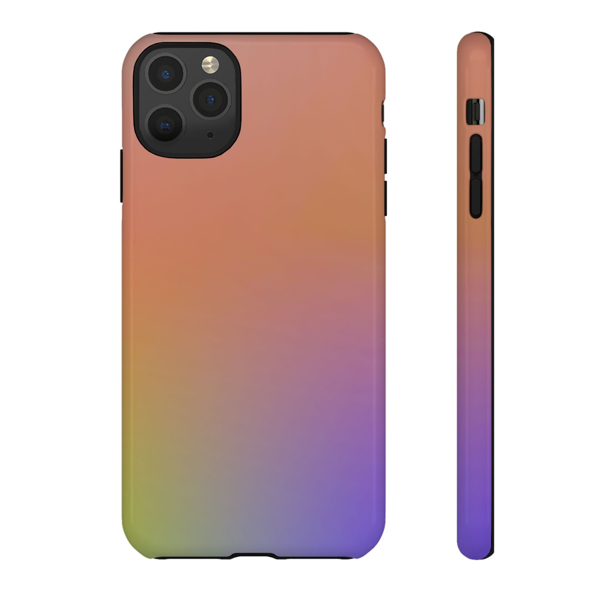 Colorful Gradient Phone Case, Tough Cases for iPhone, Customizable Phone Cover, Trendy Tech Accessory, Gift for Tech Lovers