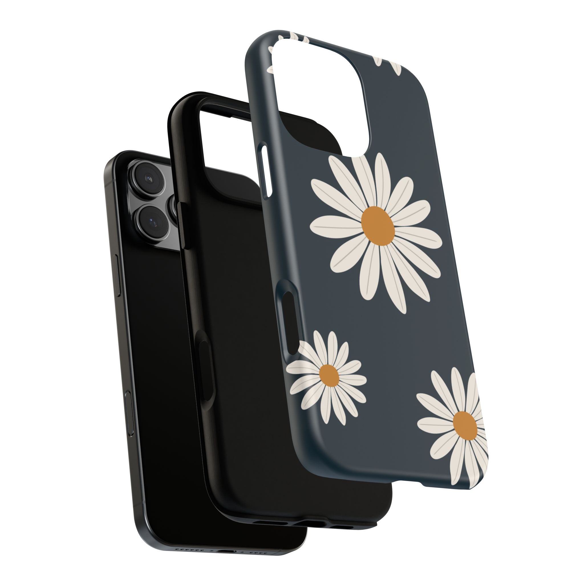 Daisy Phone Case, Floral Phone Cover, Tough Phone Case, Gift for Flower Lovers, Smartphone Accessory, Spring Design
