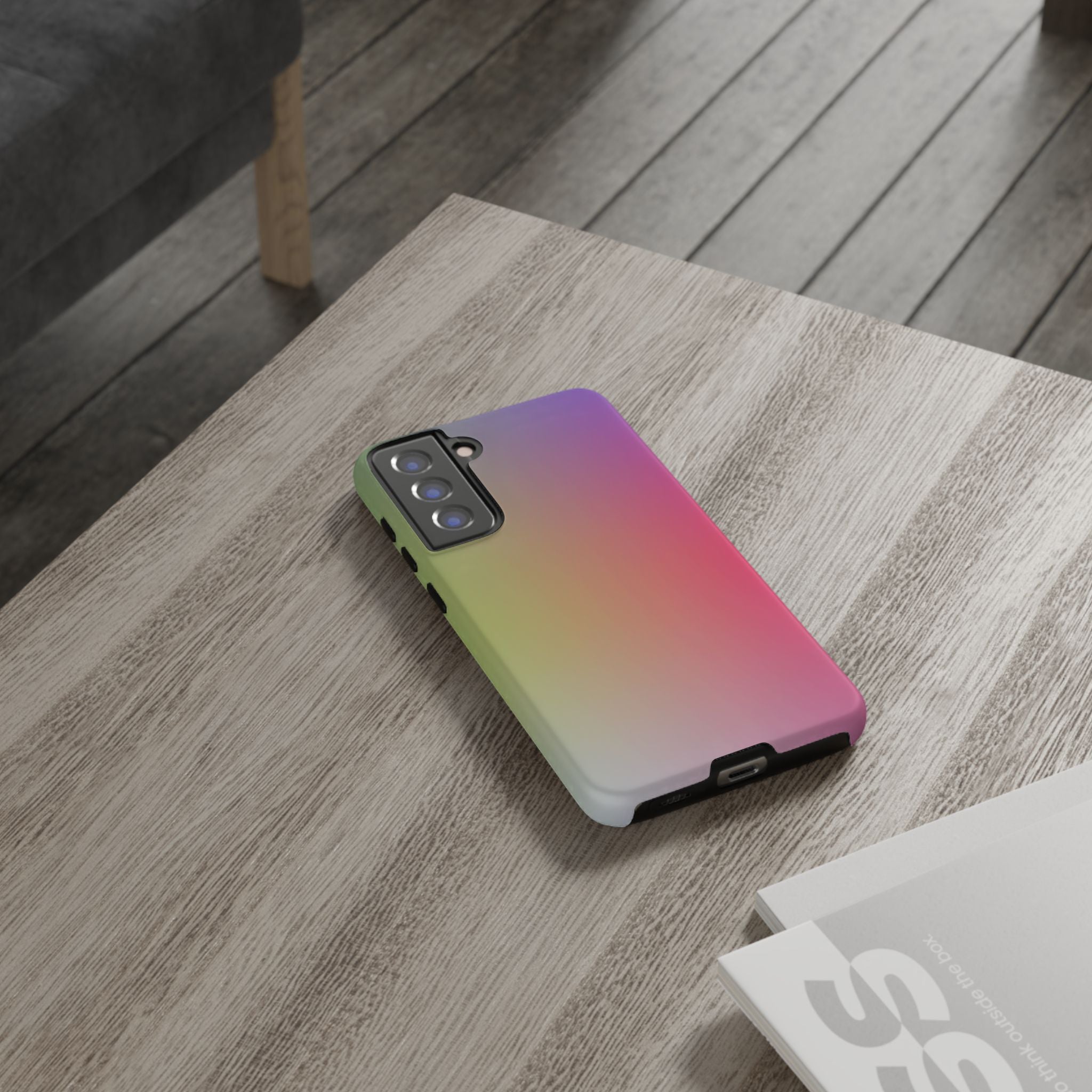 Gradient Phone Case, Tough Cases, Colorful Tech Accessory, Modern Phone Protection, Trendy Gift for Friends, Birthday, Holidays