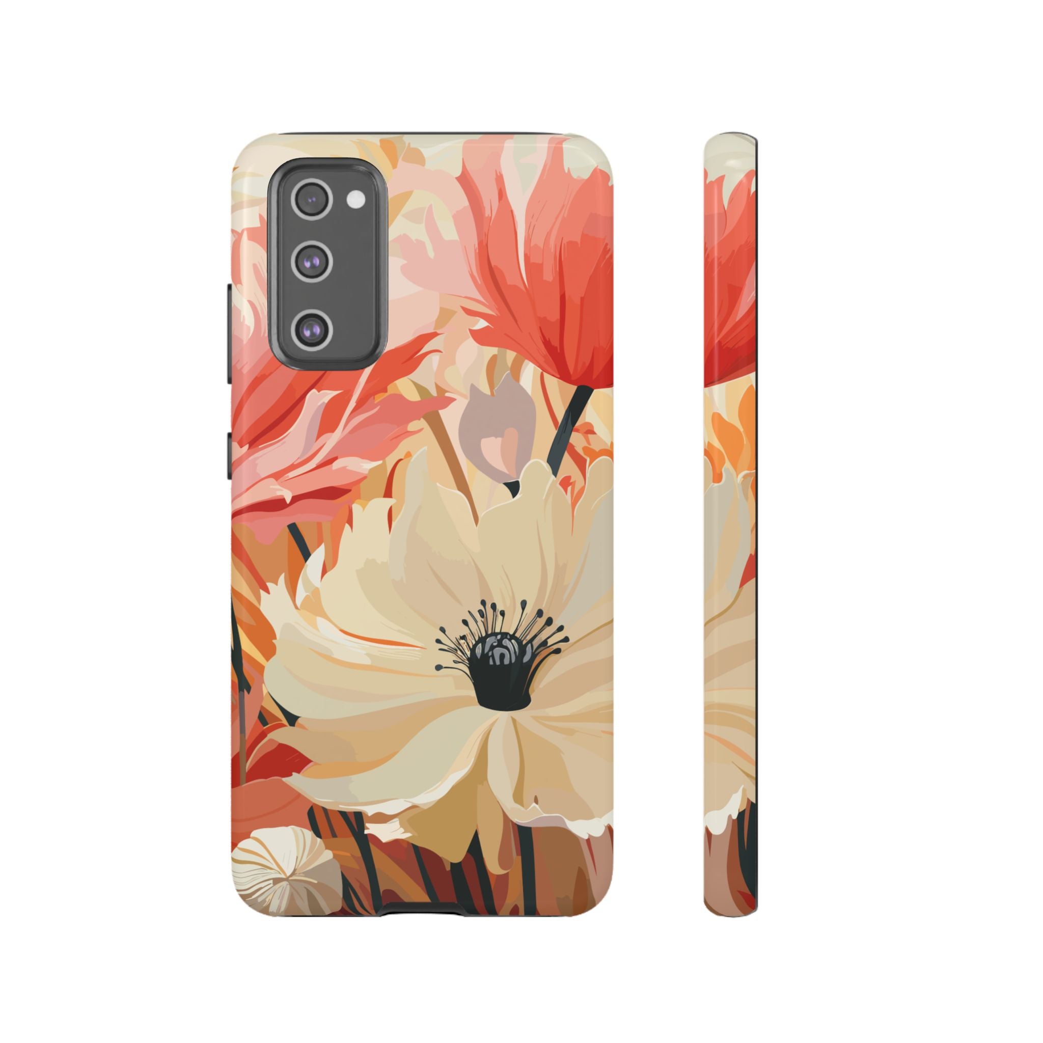 Floral Phone Case, Tough Protective Cover for Floral Lovers, Perfect Gift for Friends, Spring Celebration, Art Lovers Gift