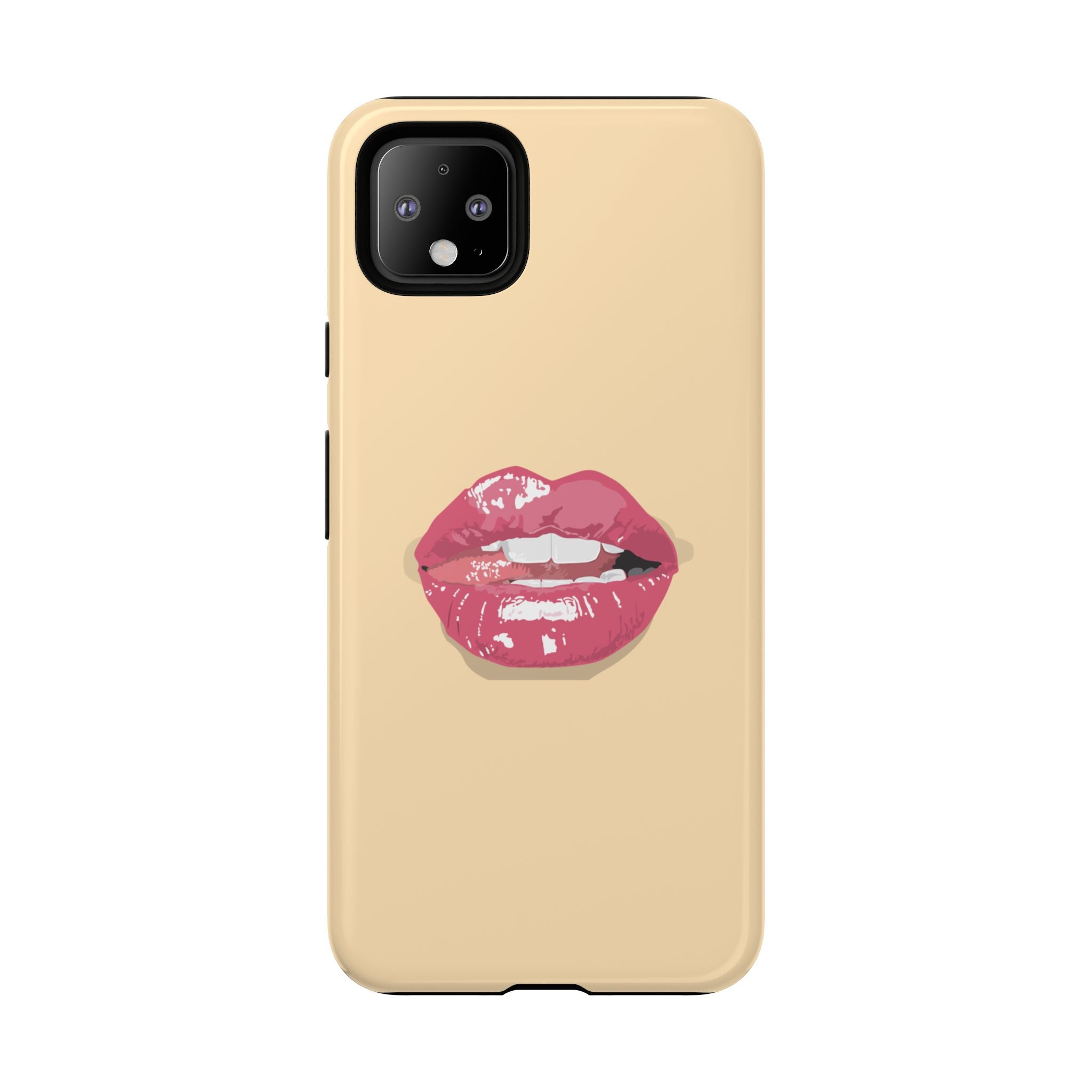 Stylish Phone Case with Lip Print, Trendy Mobile Cover, Fashion Accessory, Gift for Her, Cute Cell Phone Case