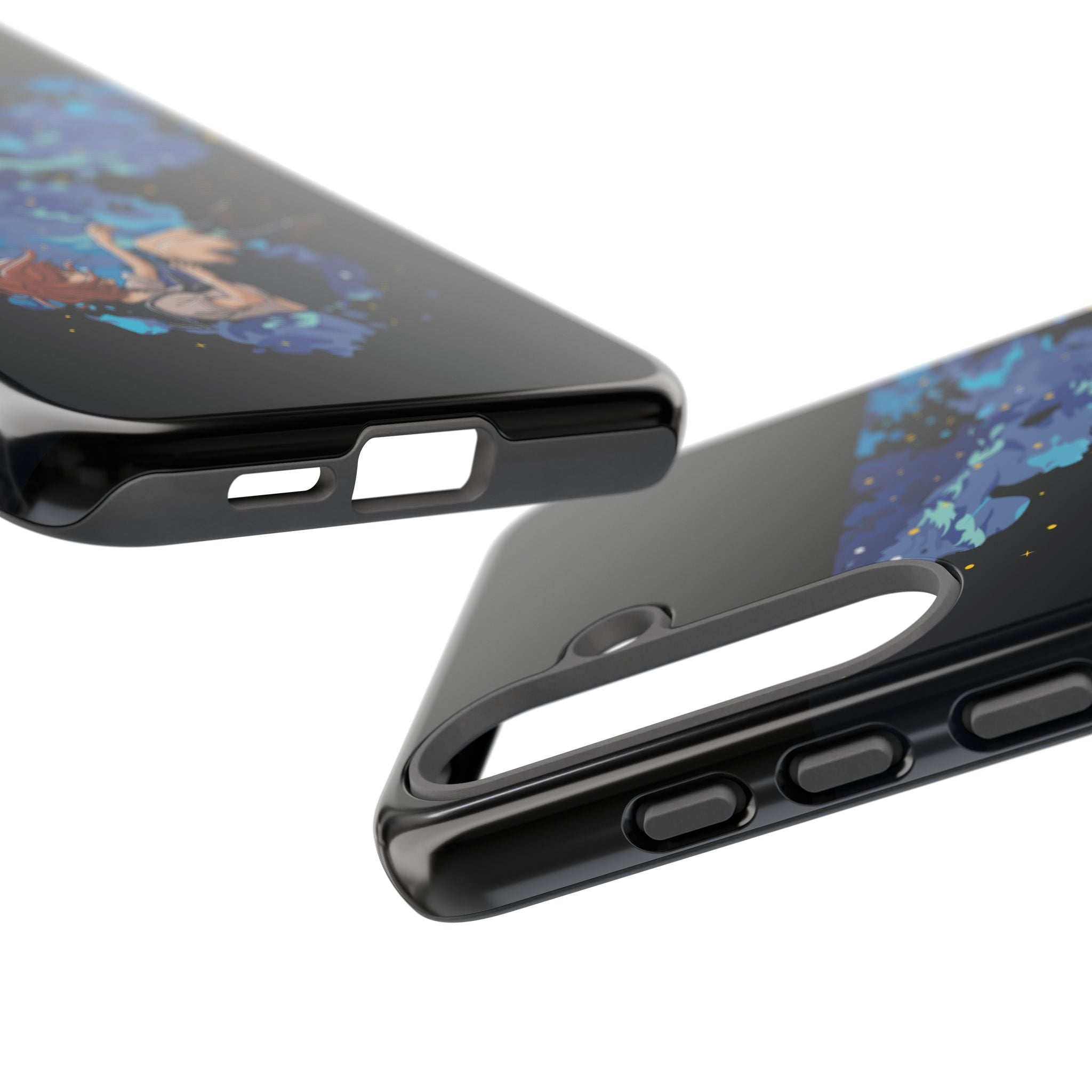 Tough Cases Phone Case - Artistic Galaxy Design, Cute Sleeve for Teens, Gift for Students, Unique Mobile Accessory, Trendy Tech Protection