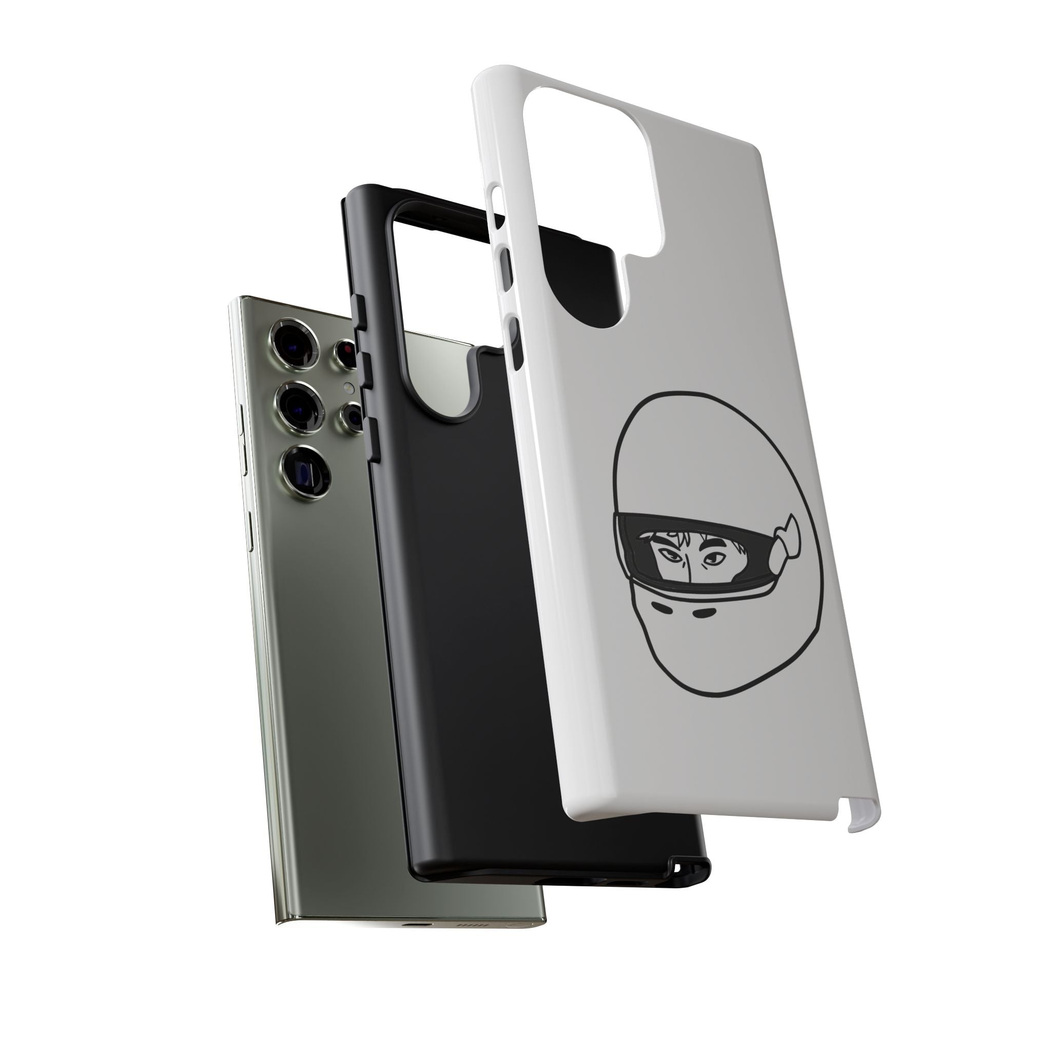 Stylish Phone Case with Racing Helmet Design | Tough Cases | Unique Gift, Motorcycle Enthusiast, Race Lover, Custom Accessory, Everyday Use
