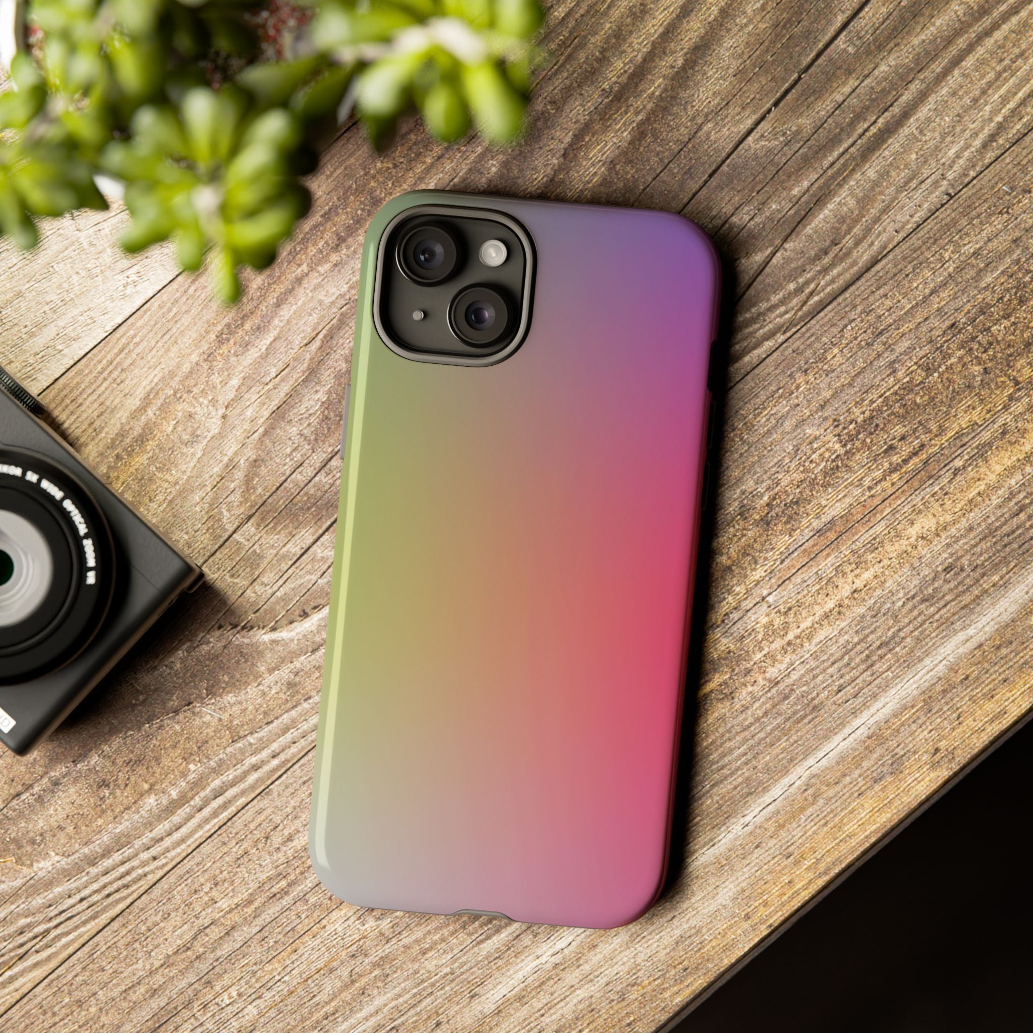 Gradient Phone Case, Tough Cases, Colorful Tech Accessory, Modern Phone Protection, Trendy Gift for Friends, Birthday, Holidays
