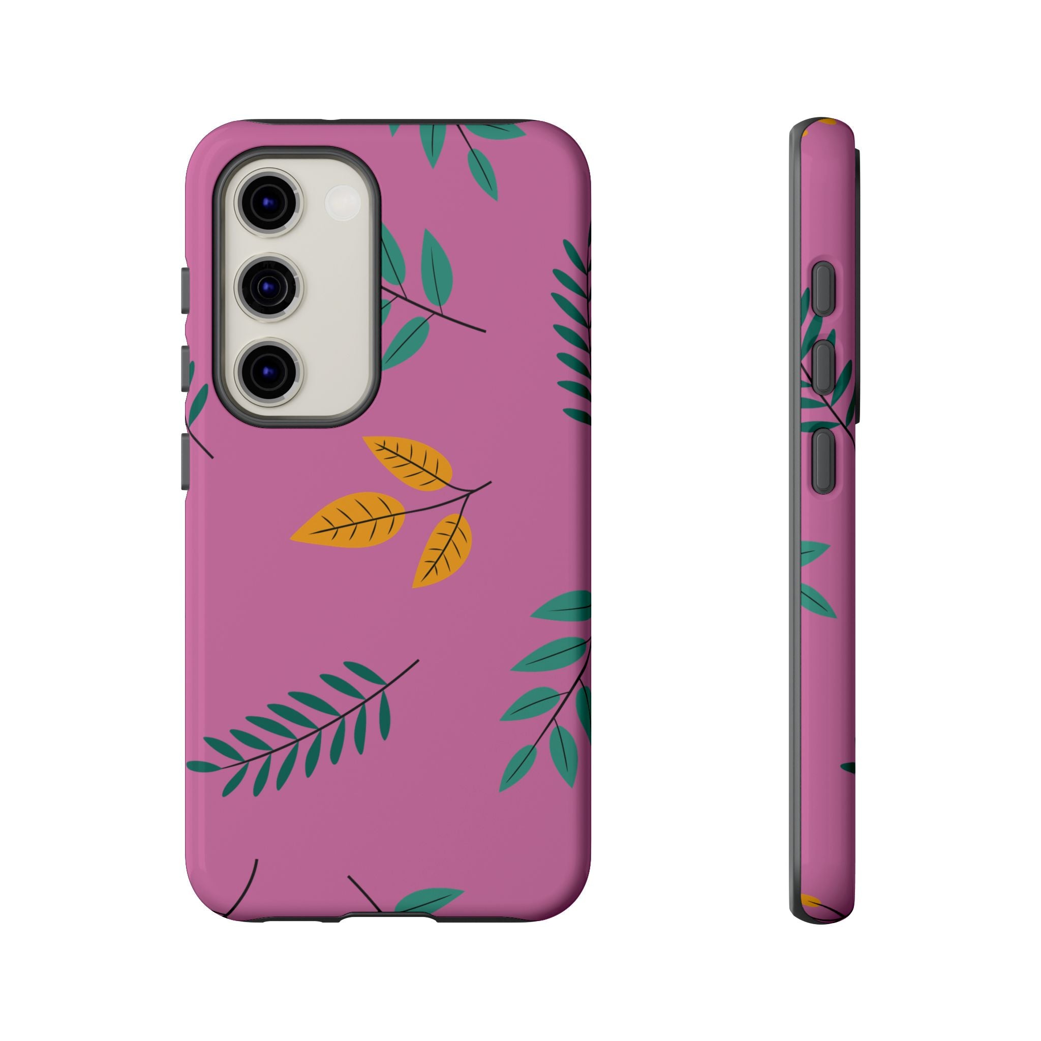 Feminine Floral Phone Case, Tough Cases for iPhone, Nature-Themed Tech Accessory, Cute Gift for Her, Botanical Design, Spring Decor