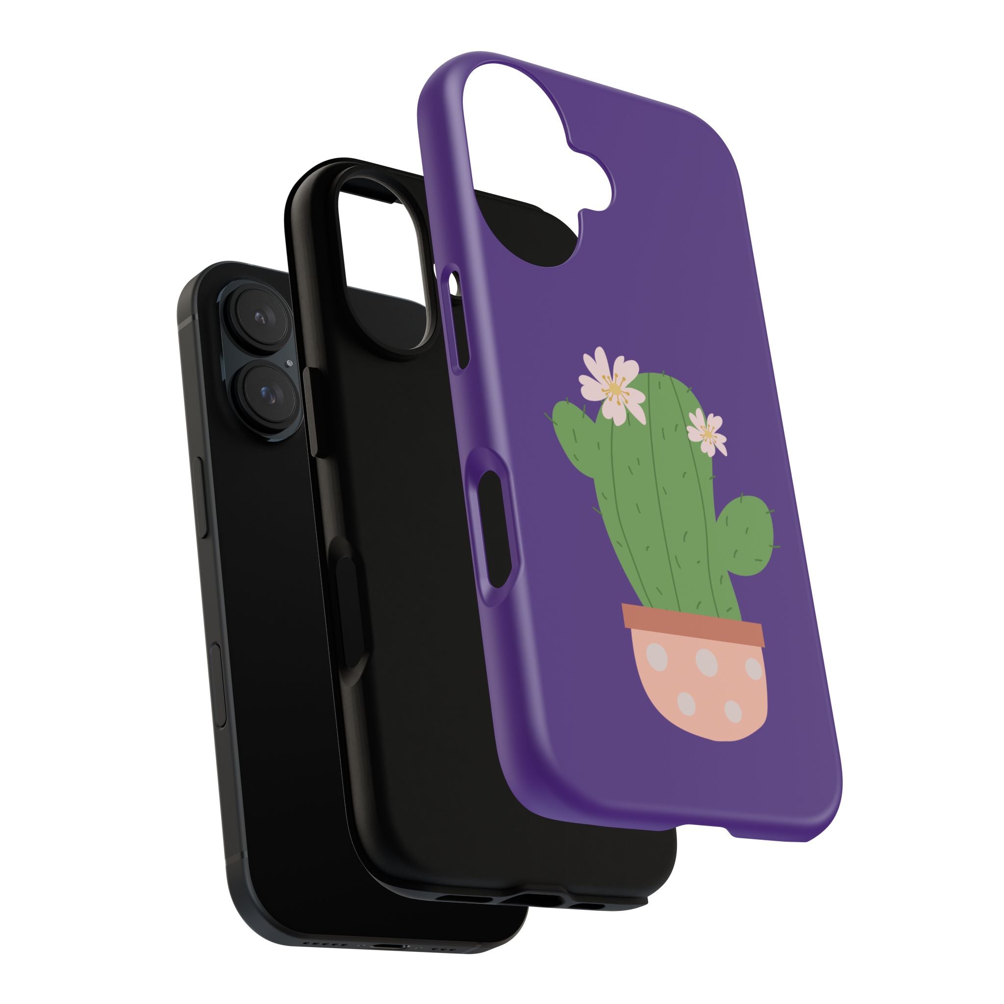 Cactus Phone Case, Tough Cases, Cute Floral, Trending Design, Unique Gift, Phone Accessories, Summer Vibe, Nature Lover