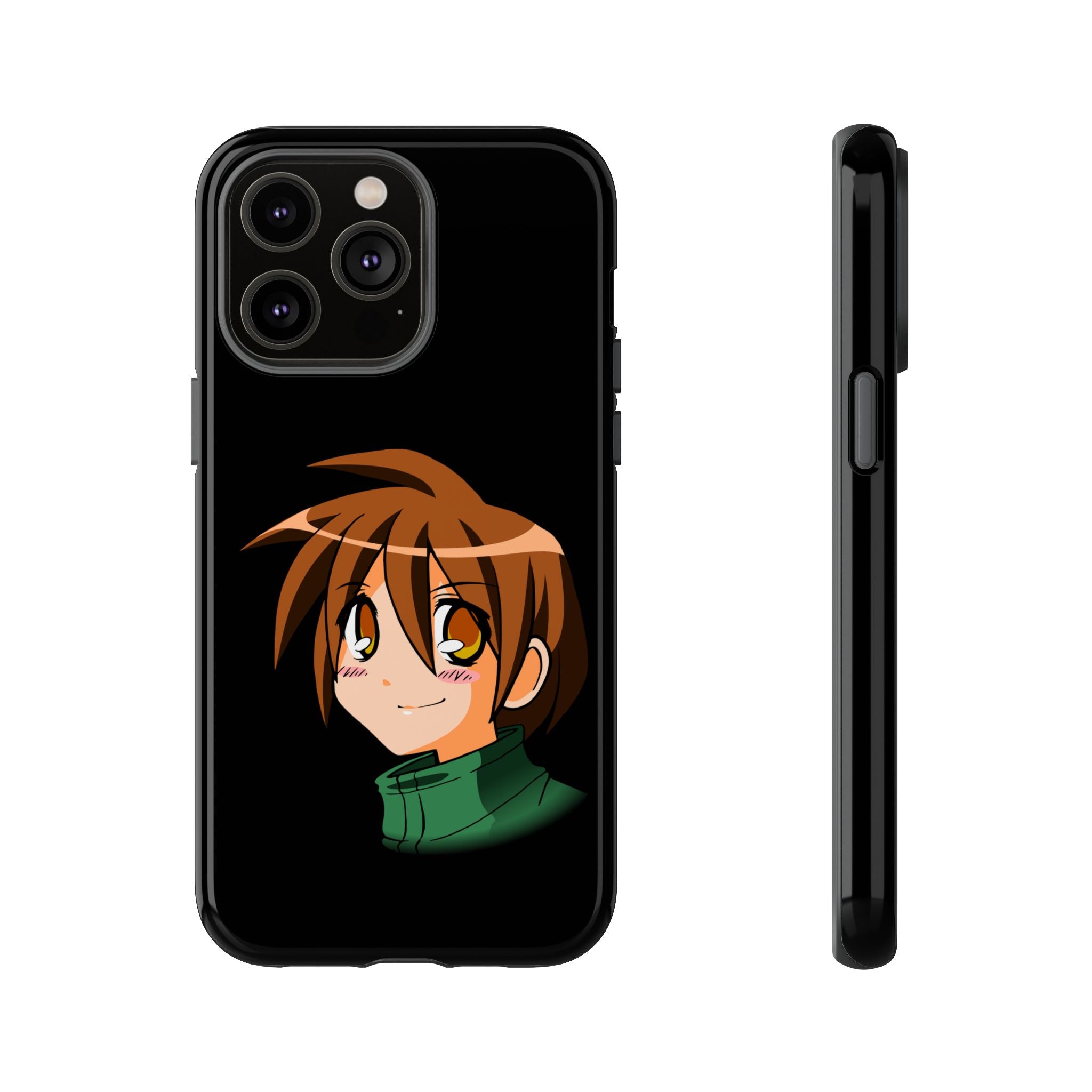 Anime Character Phone Case, Cute Phone Cover, Tough Cases for Teens, Customizable Gift, Geeky Accessories