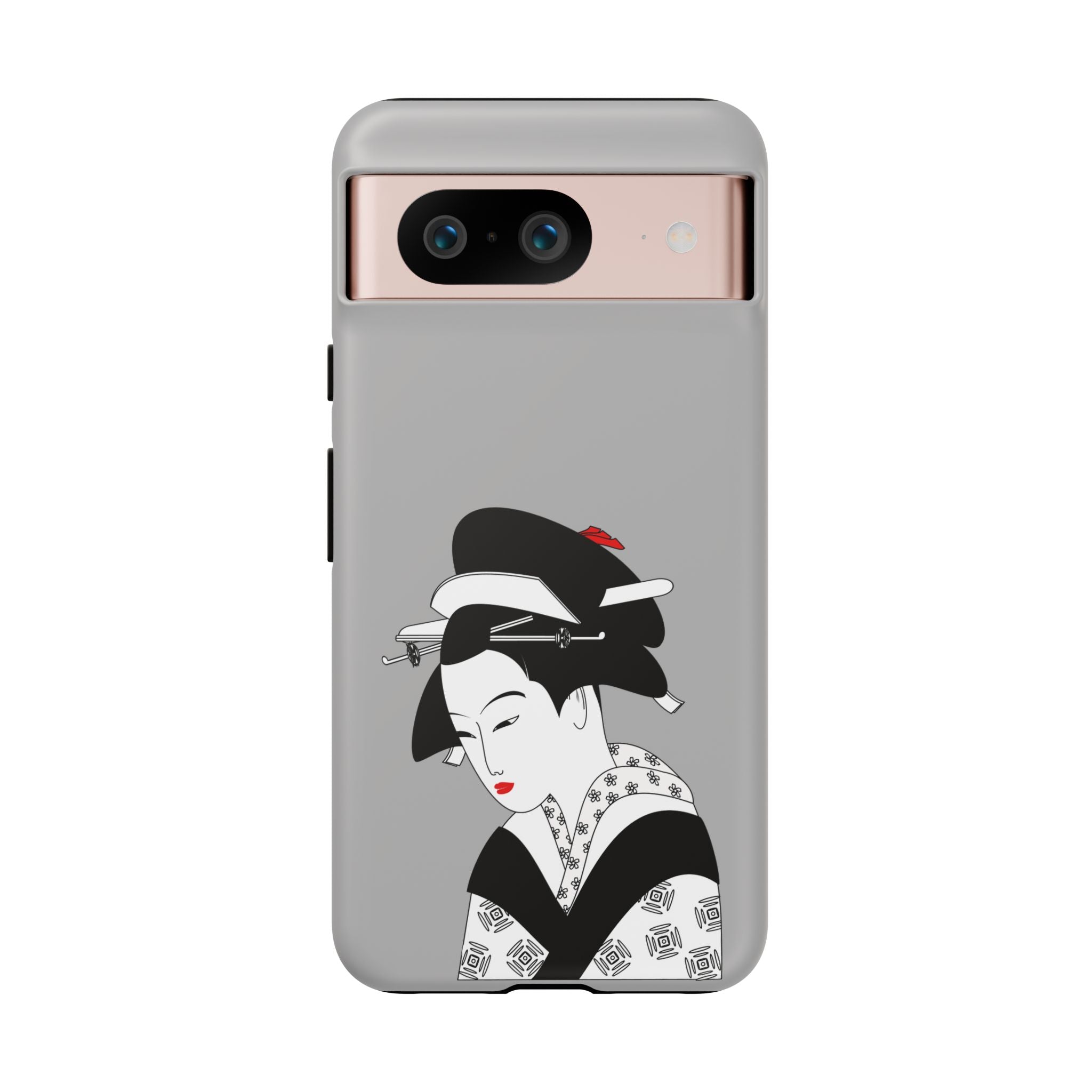 Stylish Phone Case with Japanese Geisha Design, Tough Phone Case, Cute Phone Cover, Japanese Art, Ethnic Style