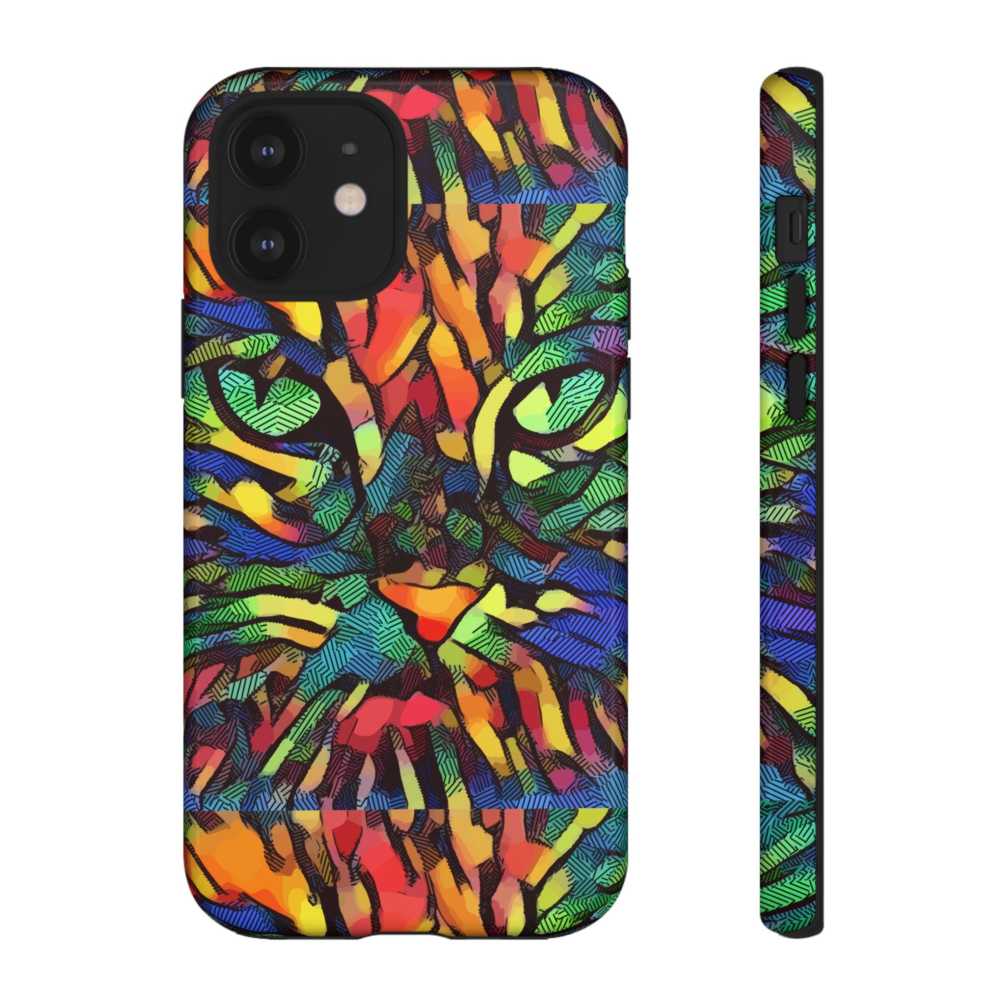 Colorful Phone Cases for Vibrant Style - Tough Cases, Unique Gifts, Animal Print, Artistic Design, Phone Accessories, Eco-Friendly