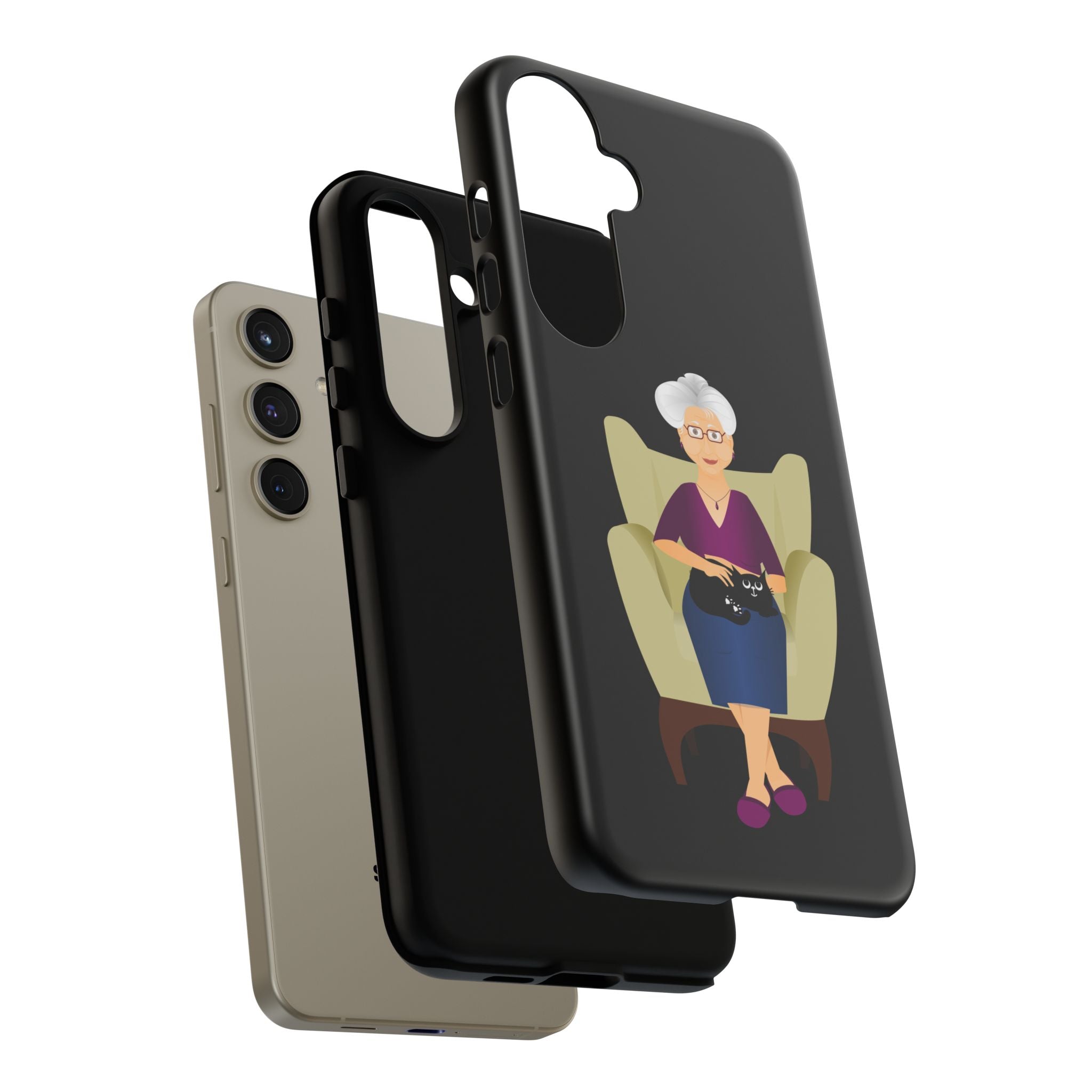 Grandma Phone Case, Tough Phone Cover for Grandparents, Durable Case for Seniors, Unique Gift for Grandmother, Personalized Tech Accessory
