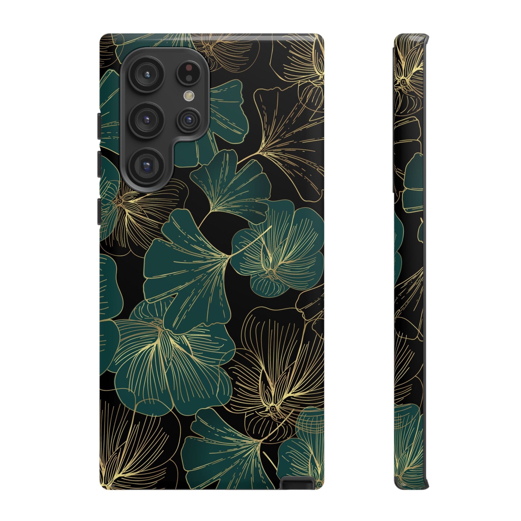 Floral Phone Case - Tough Cases, Protective Cover, Stylish Accessory, Gift for Her, Nature-Inspired Design