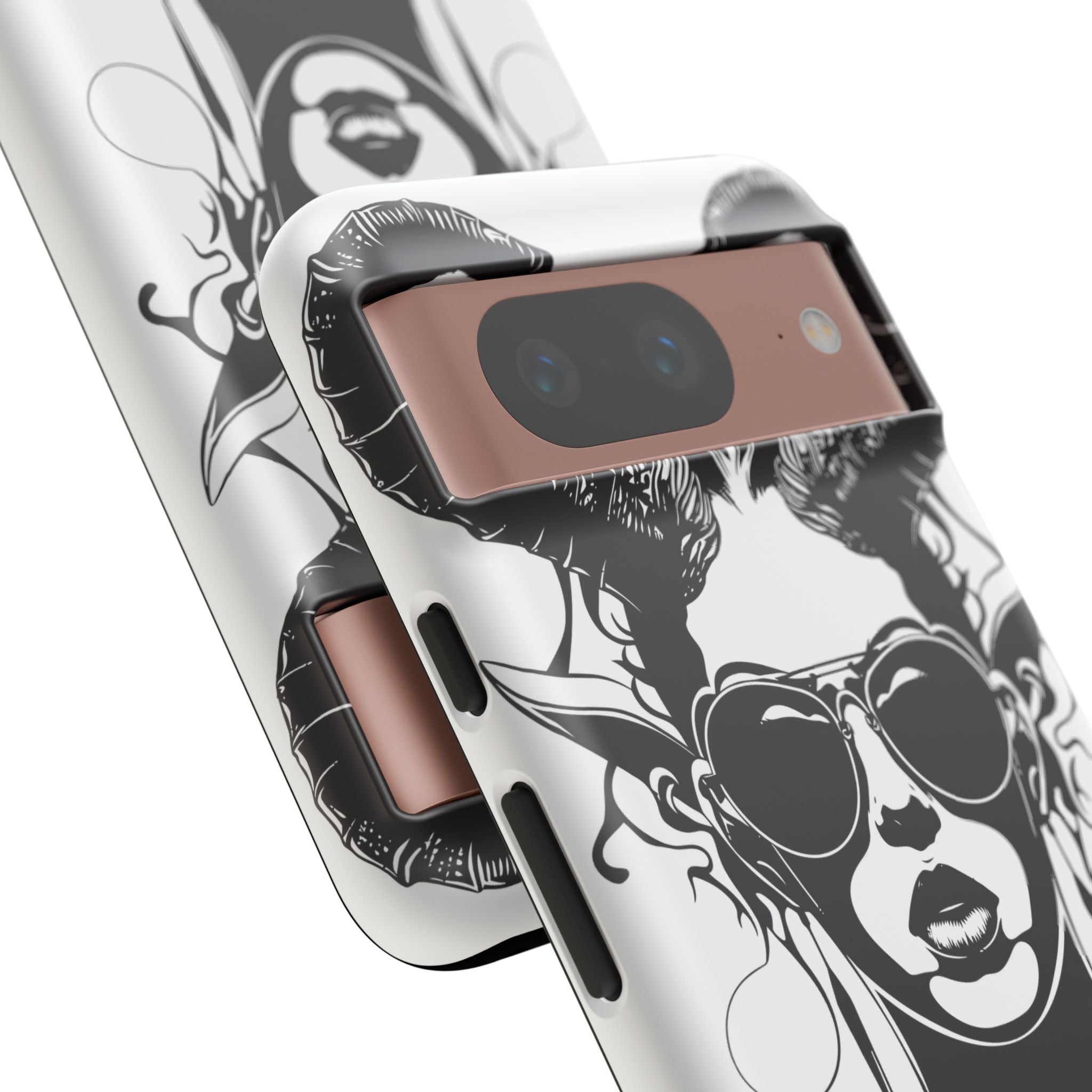 Tough Cases: Stylish Phone Case with Edgy Design, Protective Cover, Gift for Her, Trendy Accessories, Unique Art, Holiday Present
