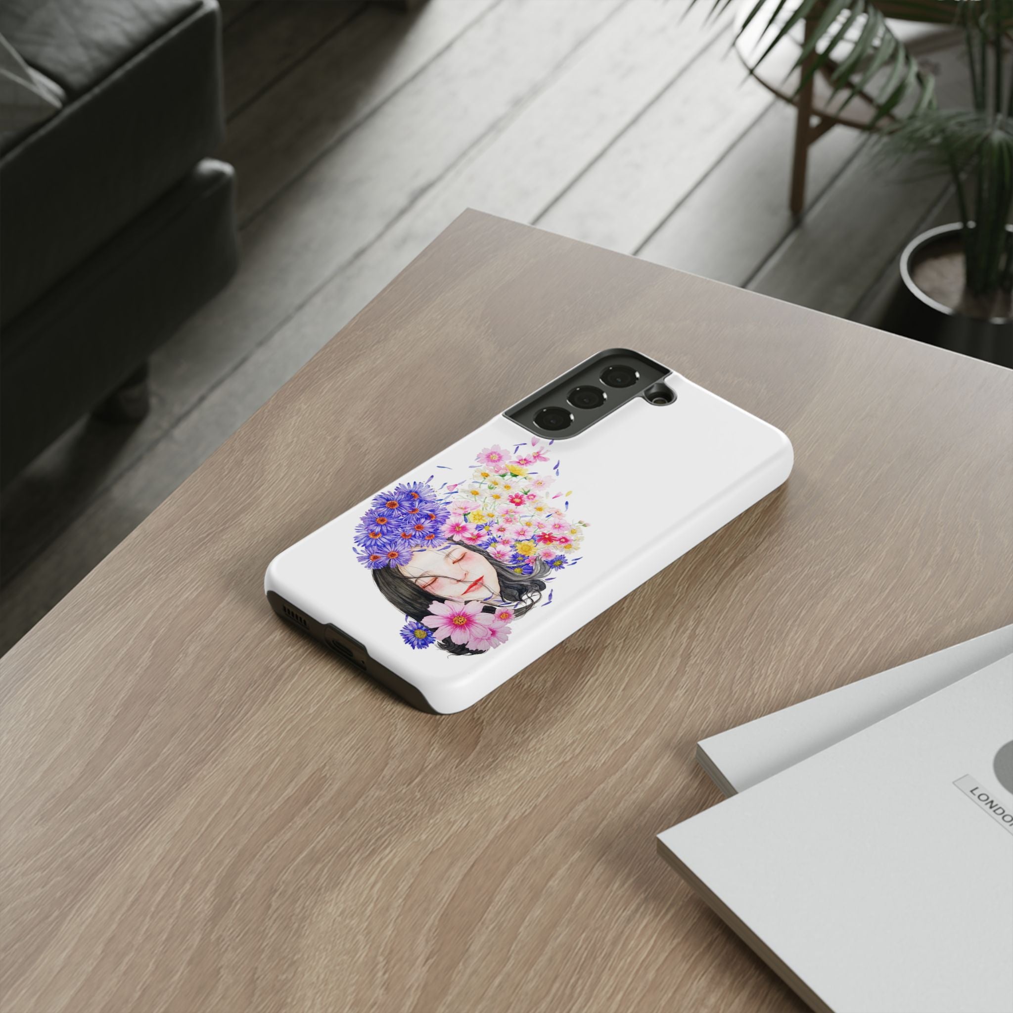 Floral Phone Case | Tough Cases | Cute Floral Design, Gift for Her, Spring Accessory, Mother's Day Gift, Stylish Protection