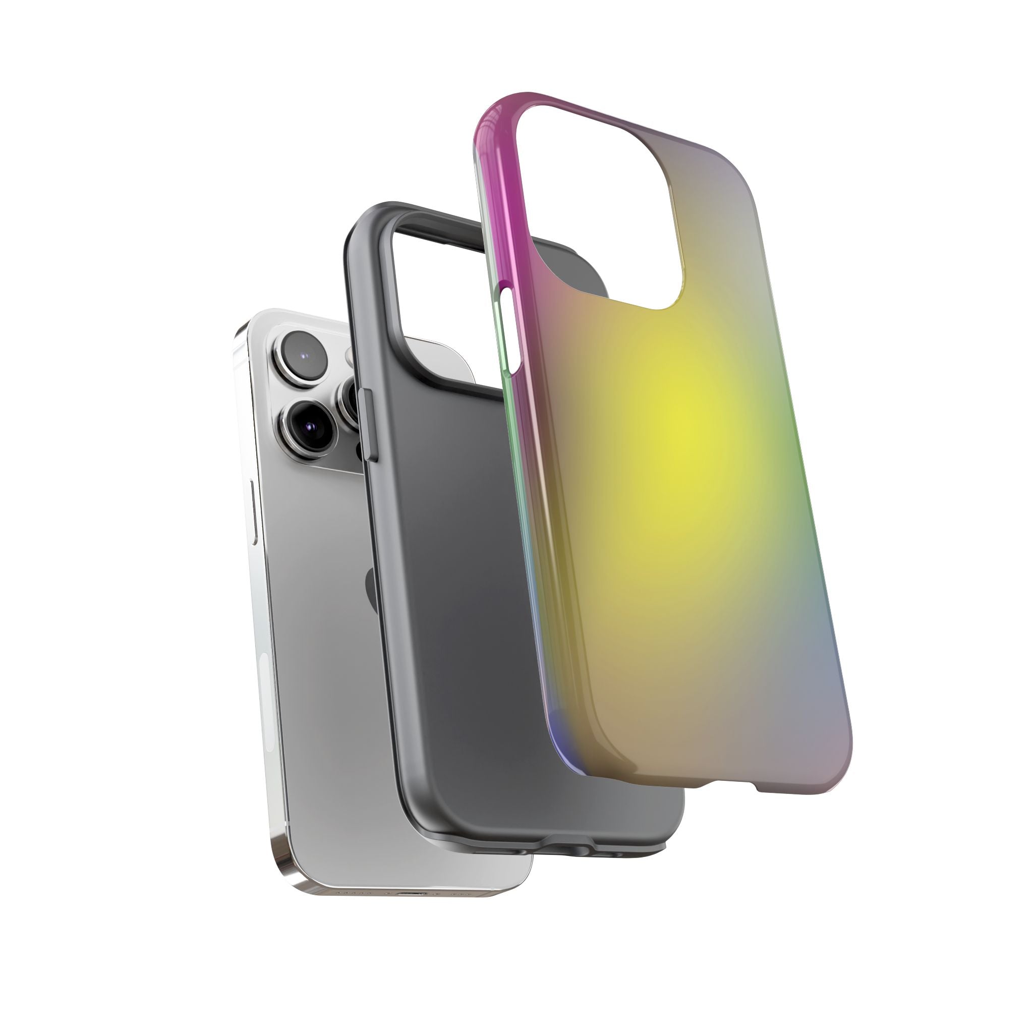 Colorful Tough Phone Case, Stylish Slim Cover, Durable Mobile Protection, Trendy Gift for Tech Lovers, Vibrant Phone Accessory