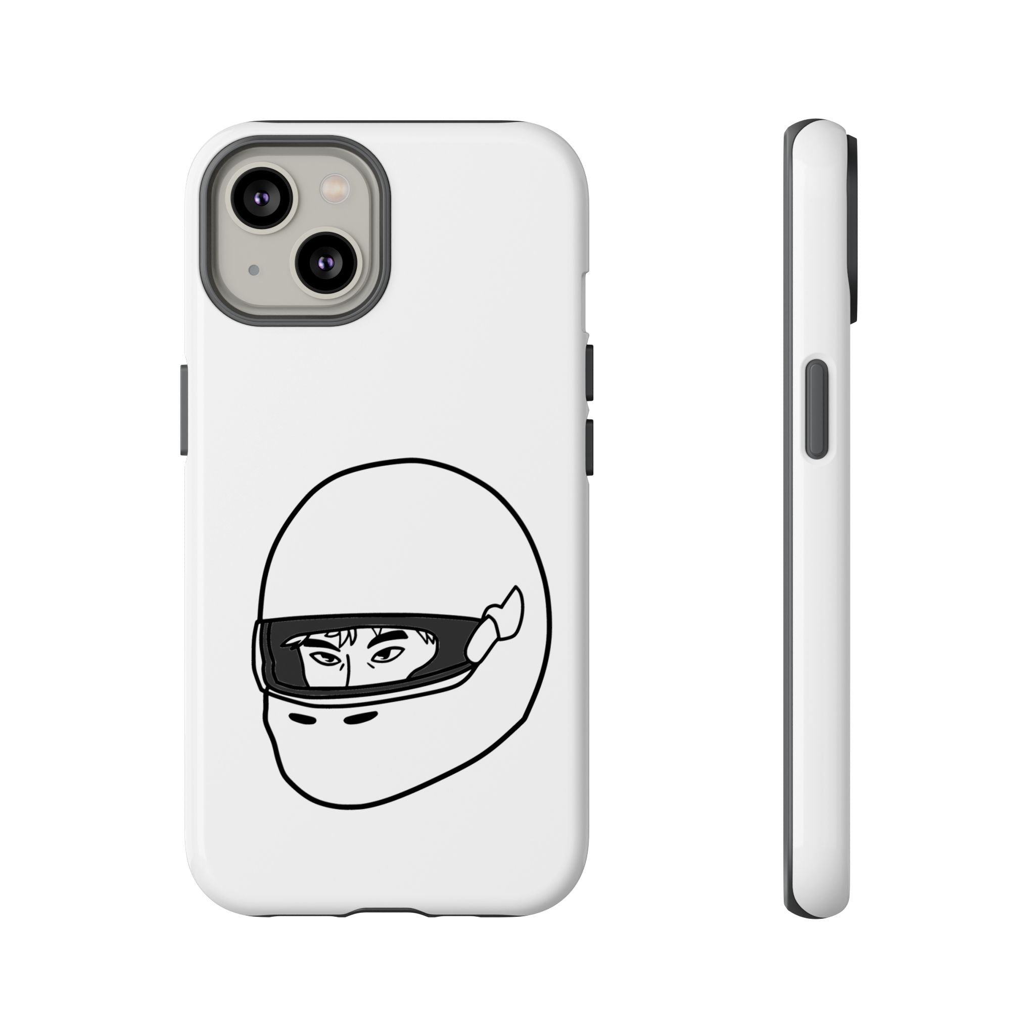Stylish Phone Case with Racing Helmet Design | Tough Cases | Unique Gift, Motorcycle Enthusiast, Race Lover, Custom Accessory, Everyday Use
