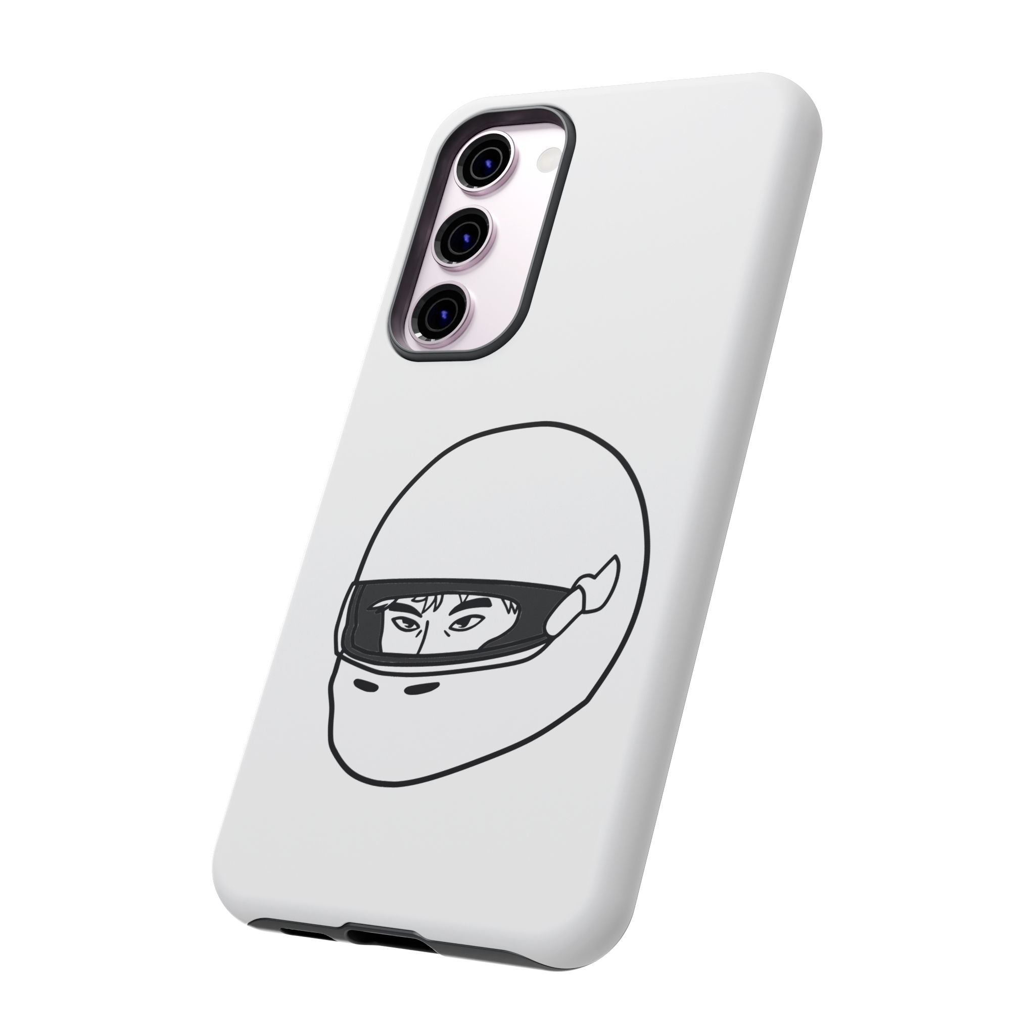 Stylish Phone Case with Racing Helmet Design | Tough Cases | Unique Gift, Motorcycle Enthusiast, Race Lover, Custom Accessory, Everyday Use