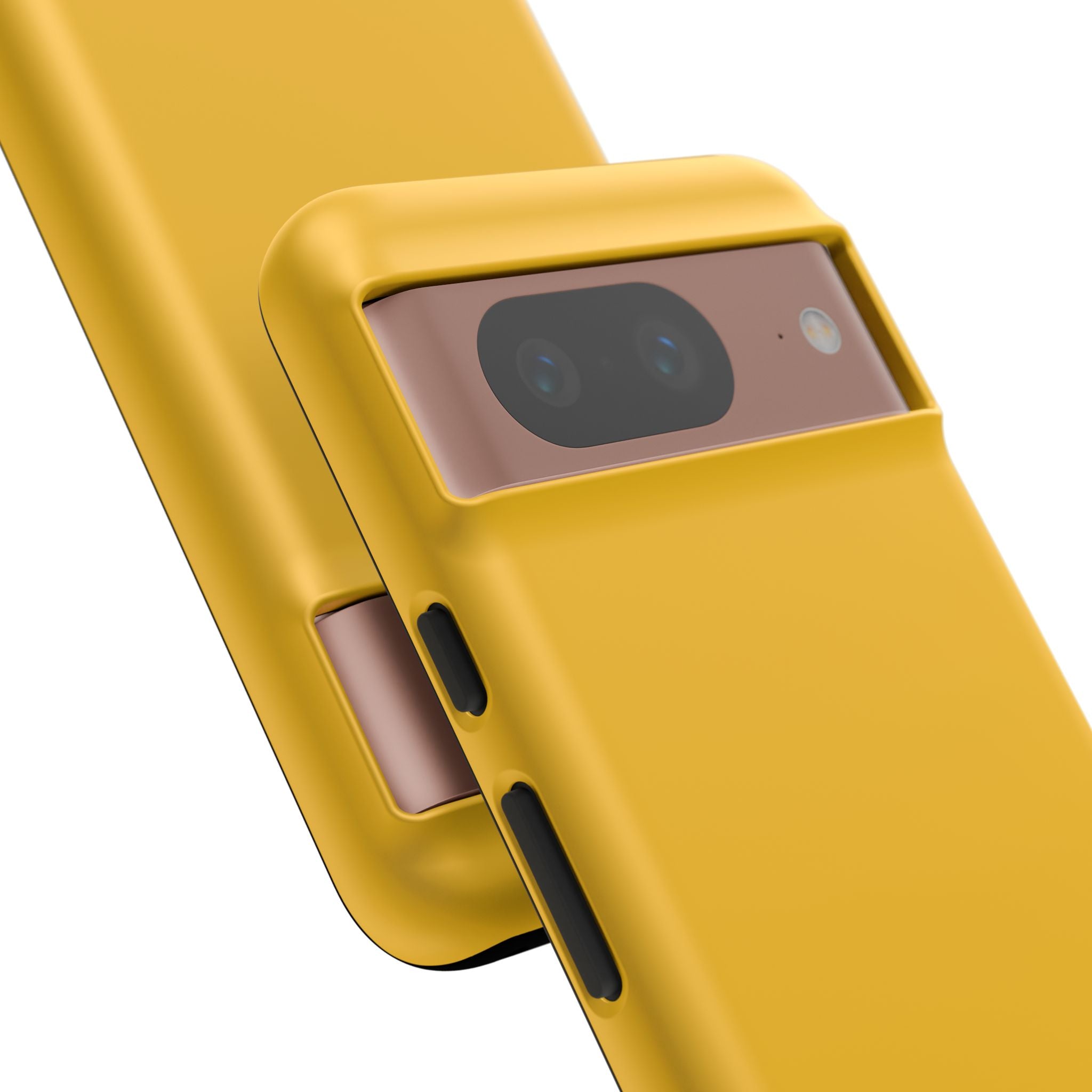 Motorcycle Phone Case, Tough Phone Cover, Gift for Bikers, Durable Tech Accessory, Yellow Motorcycle Design