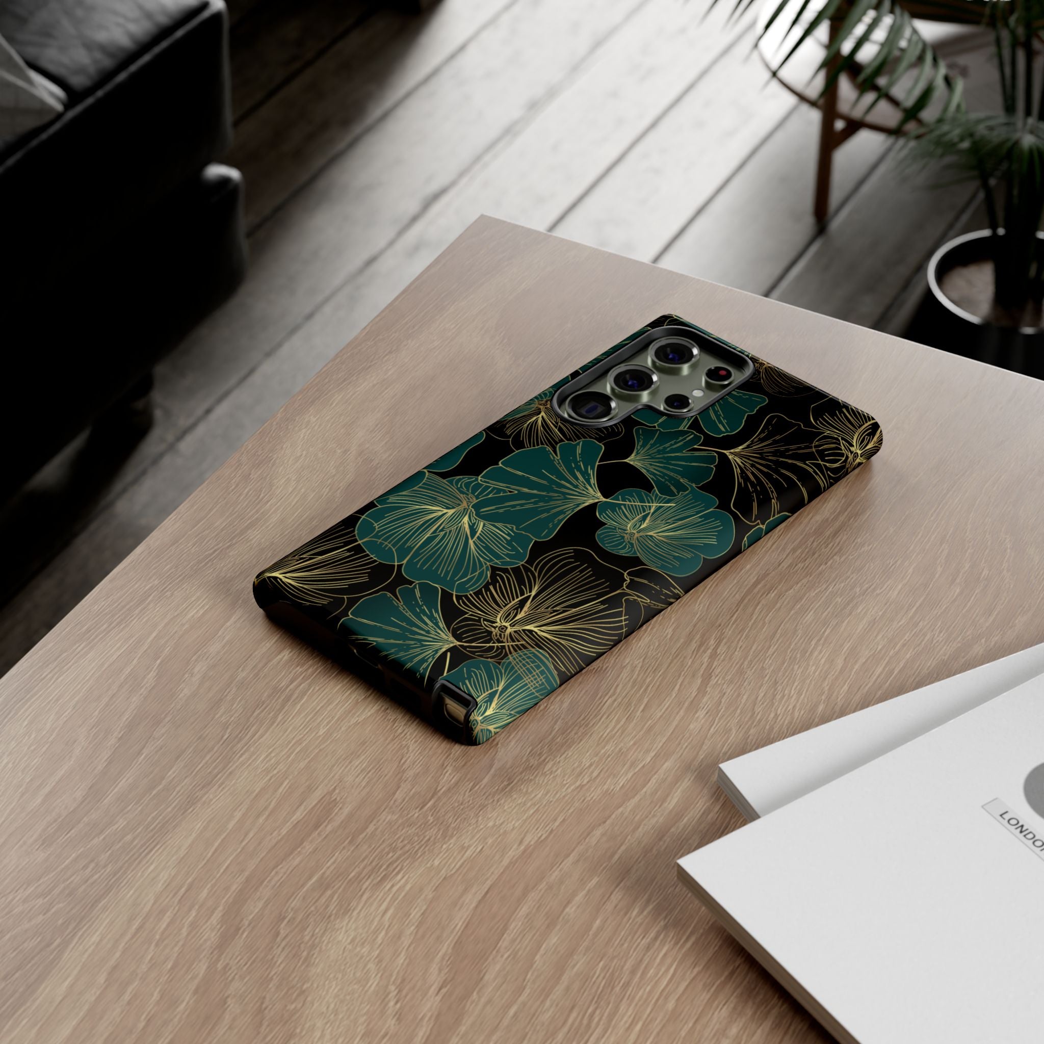 Floral Phone Case - Tough Cases, Protective Cover, Stylish Accessory, Gift for Her, Nature-Inspired Design