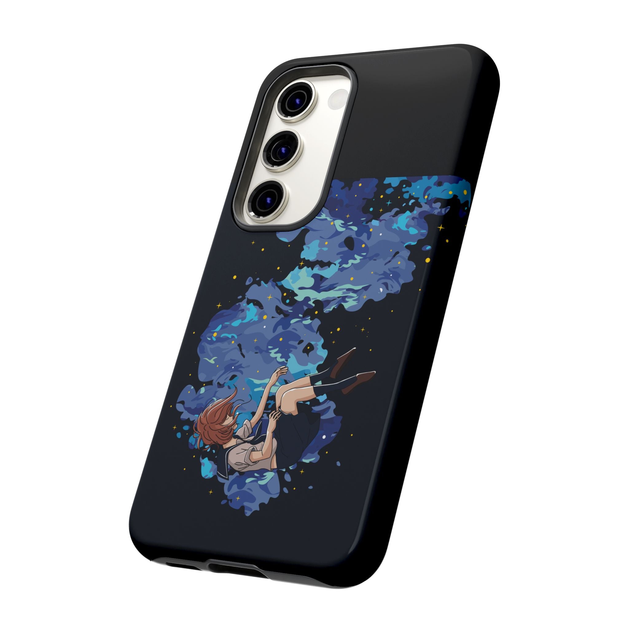 Tough Cases Phone Case - Artistic Galaxy Design, Cute Sleeve for Teens, Gift for Students, Unique Mobile Accessory, Trendy Tech Protection