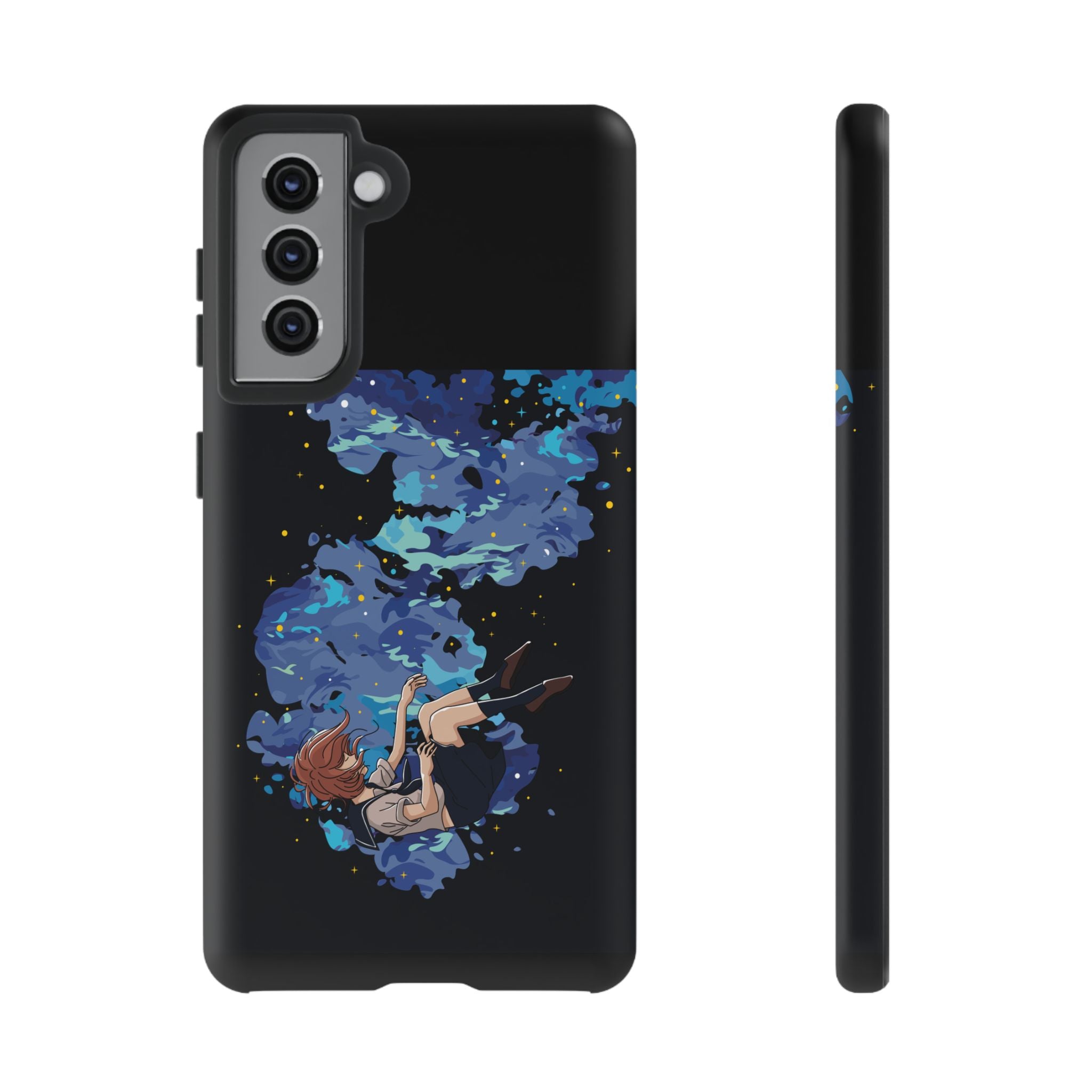 Tough Cases Phone Case - Artistic Galaxy Design, Cute Sleeve for Teens, Gift for Students, Unique Mobile Accessory, Trendy Tech Protection
