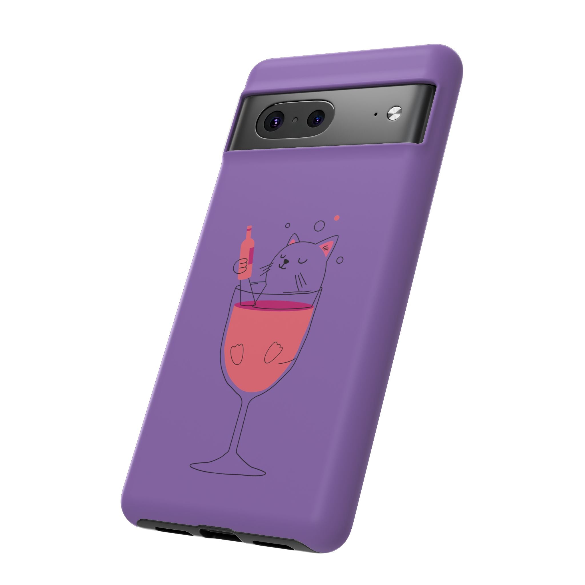 Cute Cat Phone Case, Fun Gift for Cat Lovers, Colorful Phone Cover, Pet Lover Accessory, Unique Cat Themed Case