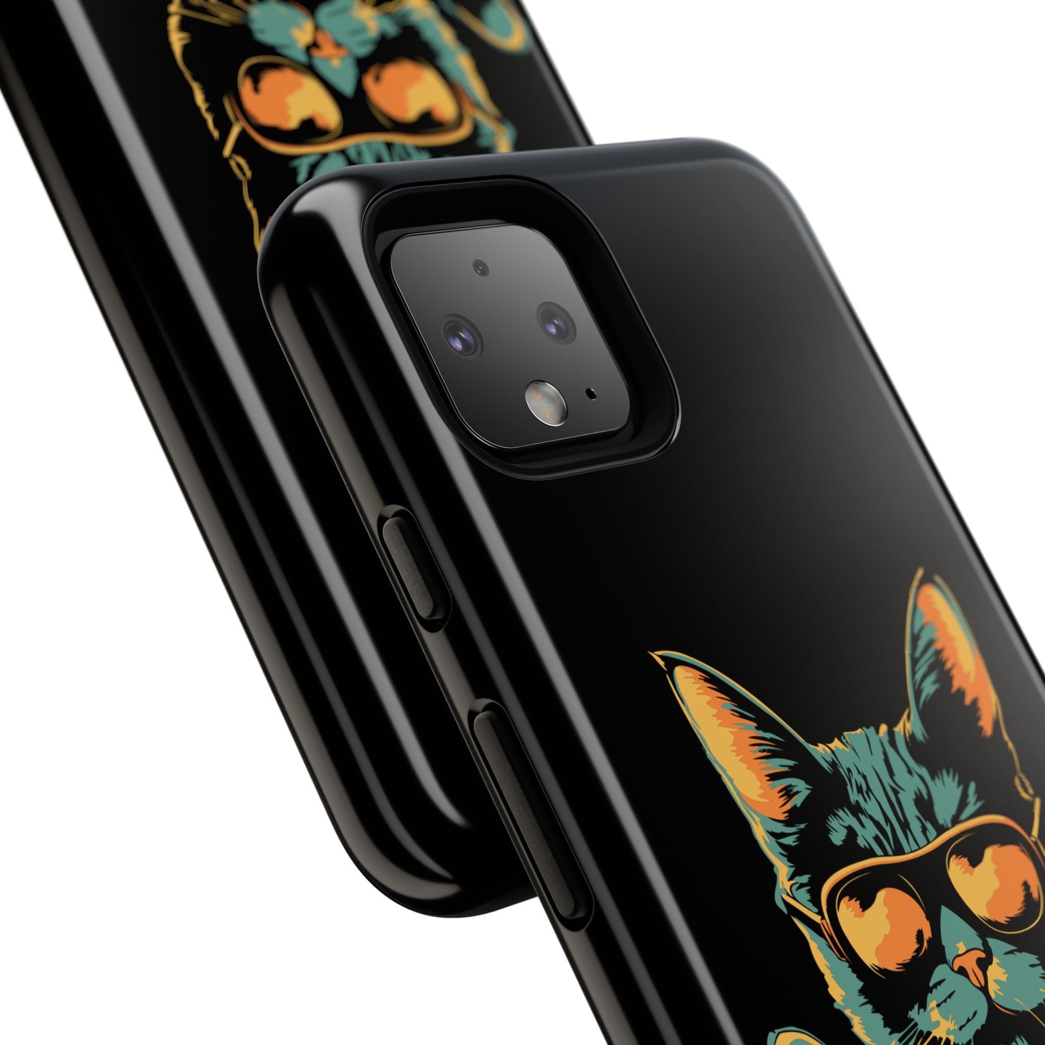 Cool Cat Phone Case, Stylish Phone Cover, Pet Lover Gift, Cute Cat Design, Fun Cat Accessories