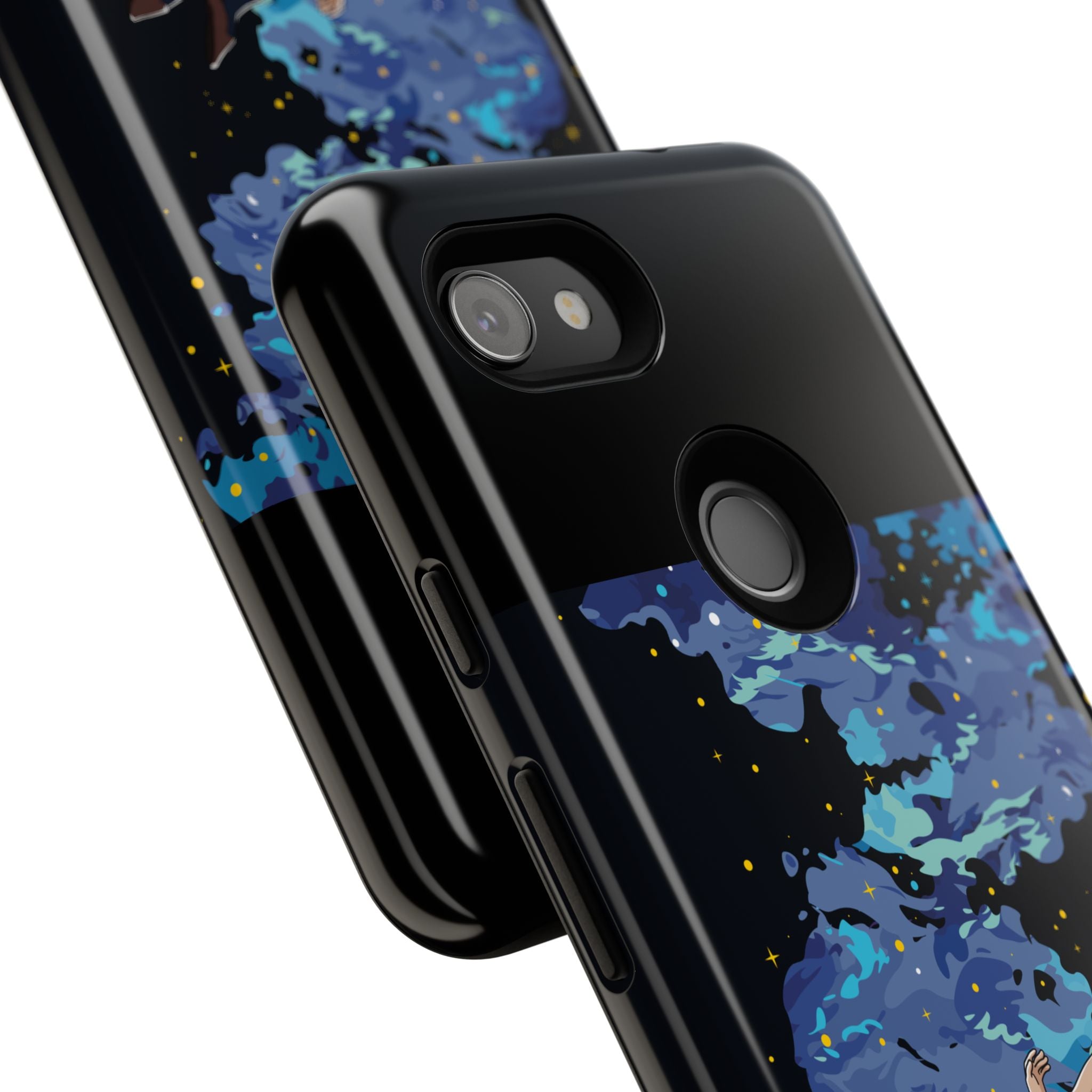 Tough Cases Phone Case - Artistic Galaxy Design, Cute Sleeve for Teens, Gift for Students, Unique Mobile Accessory, Trendy Tech Protection