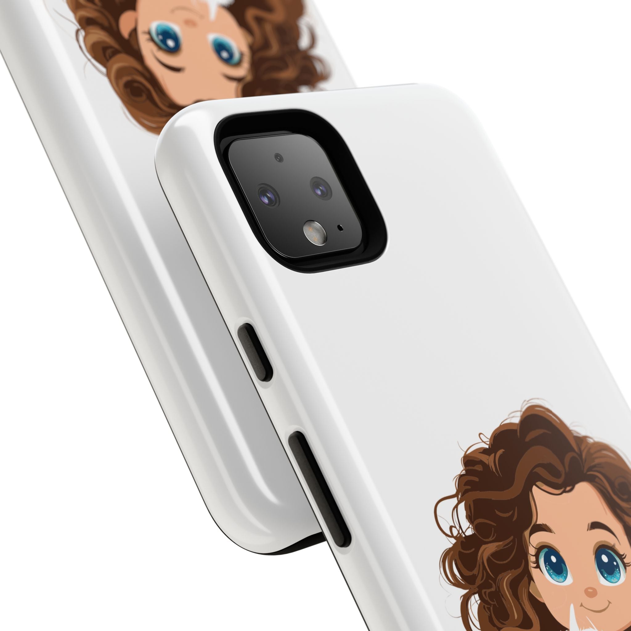 Cute Cat Lover Phone Case, Tough Phone Cover, Pet Lover Gift, Personalized Gift, Kids Phone Case, Animal Lover Accessories