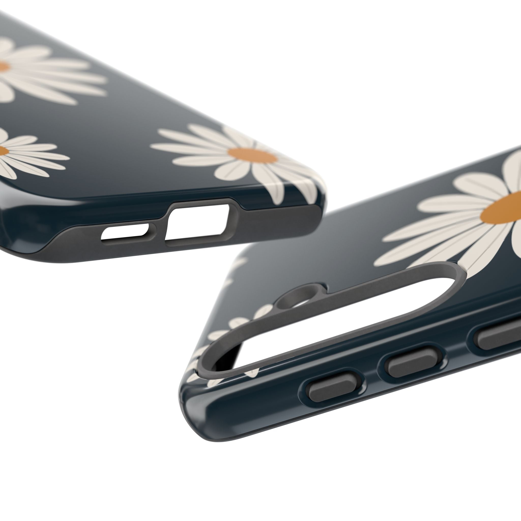 Daisy Phone Case, Floral Phone Cover, Tough Phone Case, Gift for Flower Lovers, Smartphone Accessory, Spring Design