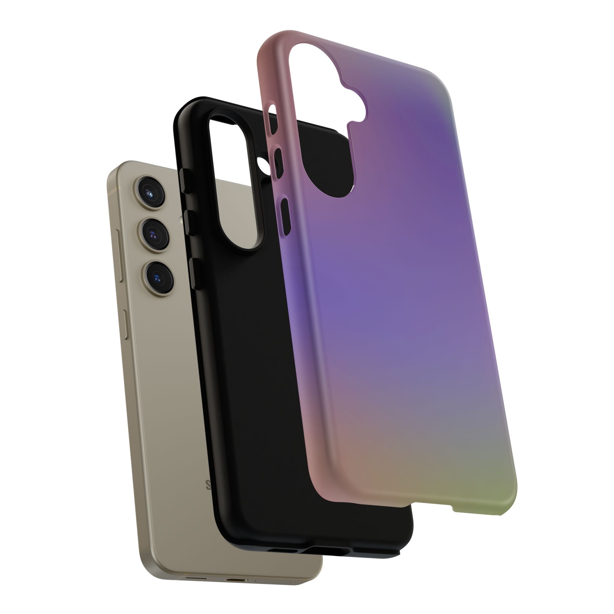 Colorful Phone Case, Tough Phone Cover, Gradient Design Case, Stylish Mobile Accessories, Unique Gift for Her