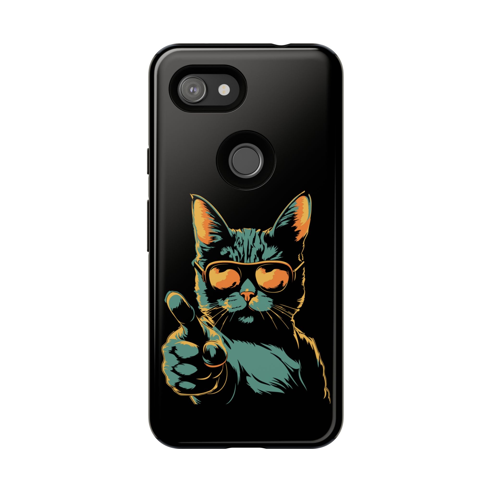 Cool Cat Phone Case, Stylish Phone Cover, Pet Lover Gift, Cute Cat Design, Fun Cat Accessories
