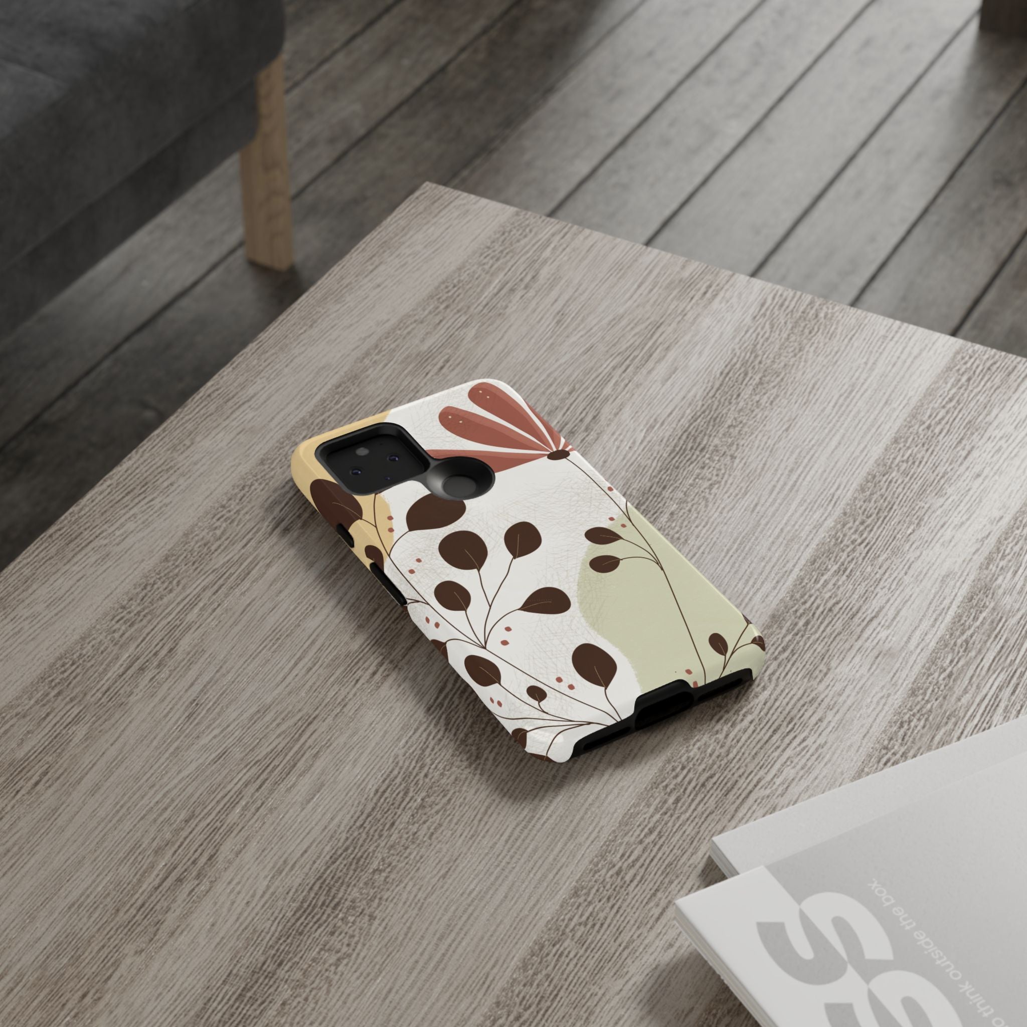 Floral Phone Case - Stylish Tough Cases for Women, Trendy Phone Cover, Gift for Her, Birthday Present, Everyday Use