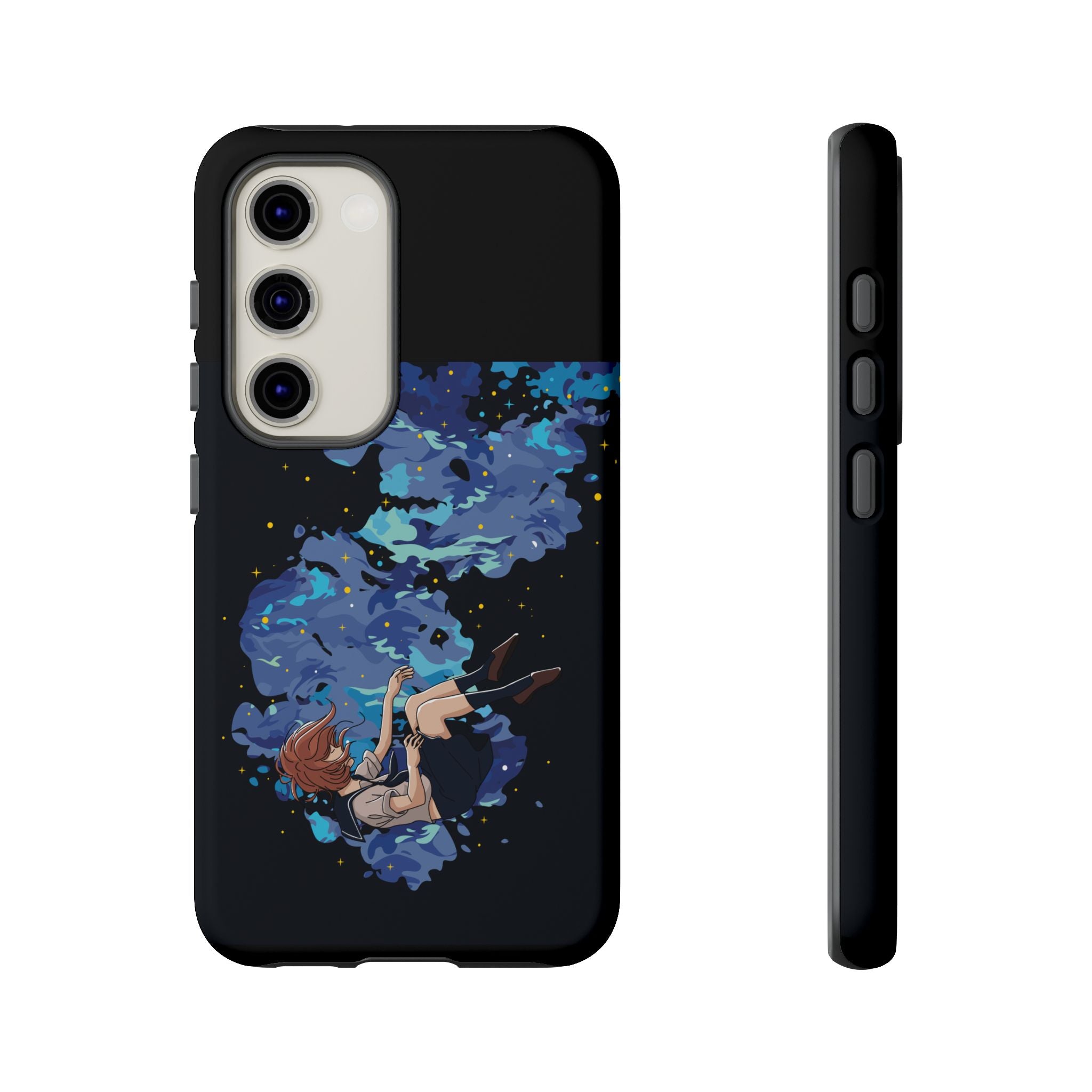 Tough Cases Phone Case - Artistic Galaxy Design, Cute Sleeve for Teens, Gift for Students, Unique Mobile Accessory, Trendy Tech Protection
