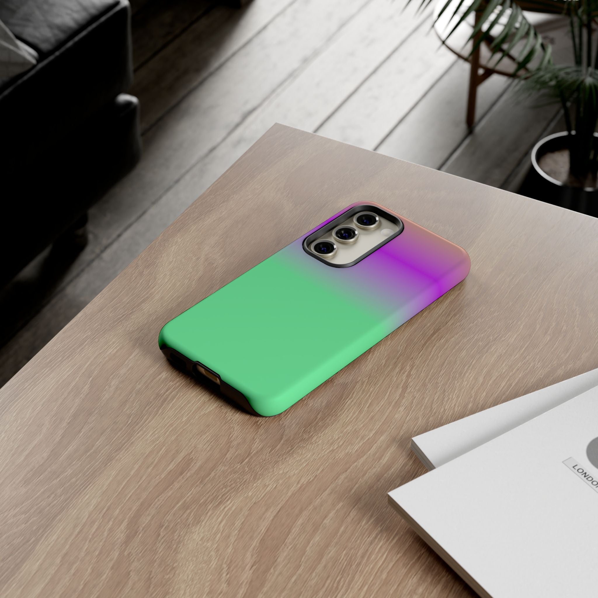 Vibrant Phone Case, Stylish Tech Accessory, Fun Gift Idea, Unique Mobile Cover, Trendy Gradient Design