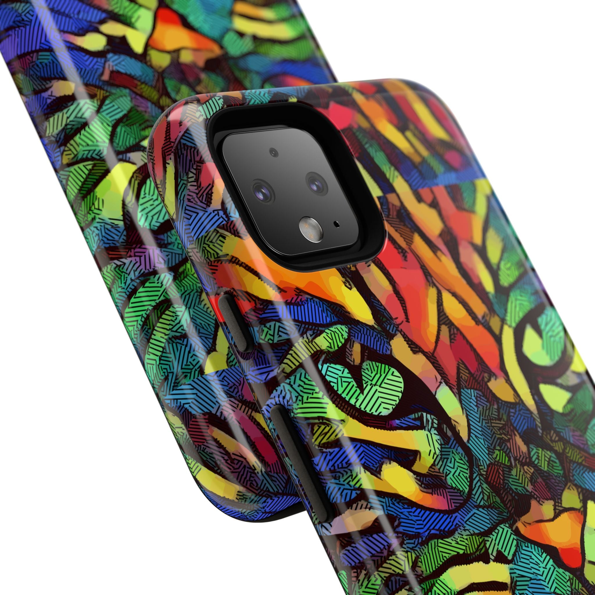 Colorful Phone Cases for Vibrant Style - Tough Cases, Unique Gifts, Animal Print, Artistic Design, Phone Accessories, Eco-Friendly