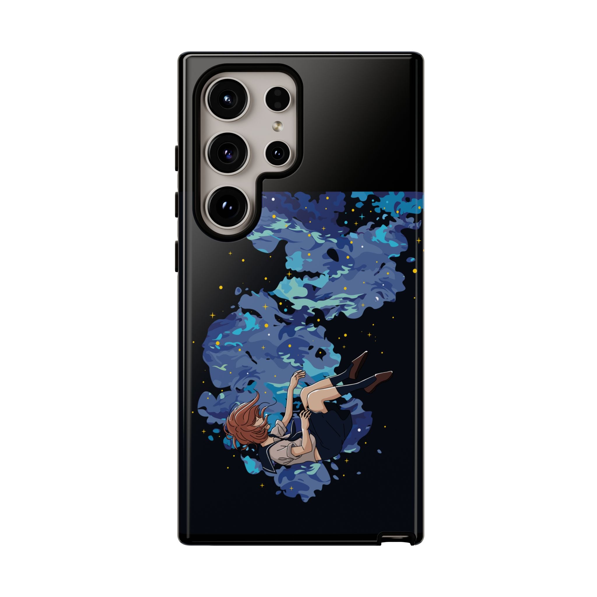 Tough Cases Phone Case - Artistic Galaxy Design, Cute Sleeve for Teens, Gift for Students, Unique Mobile Accessory, Trendy Tech Protection