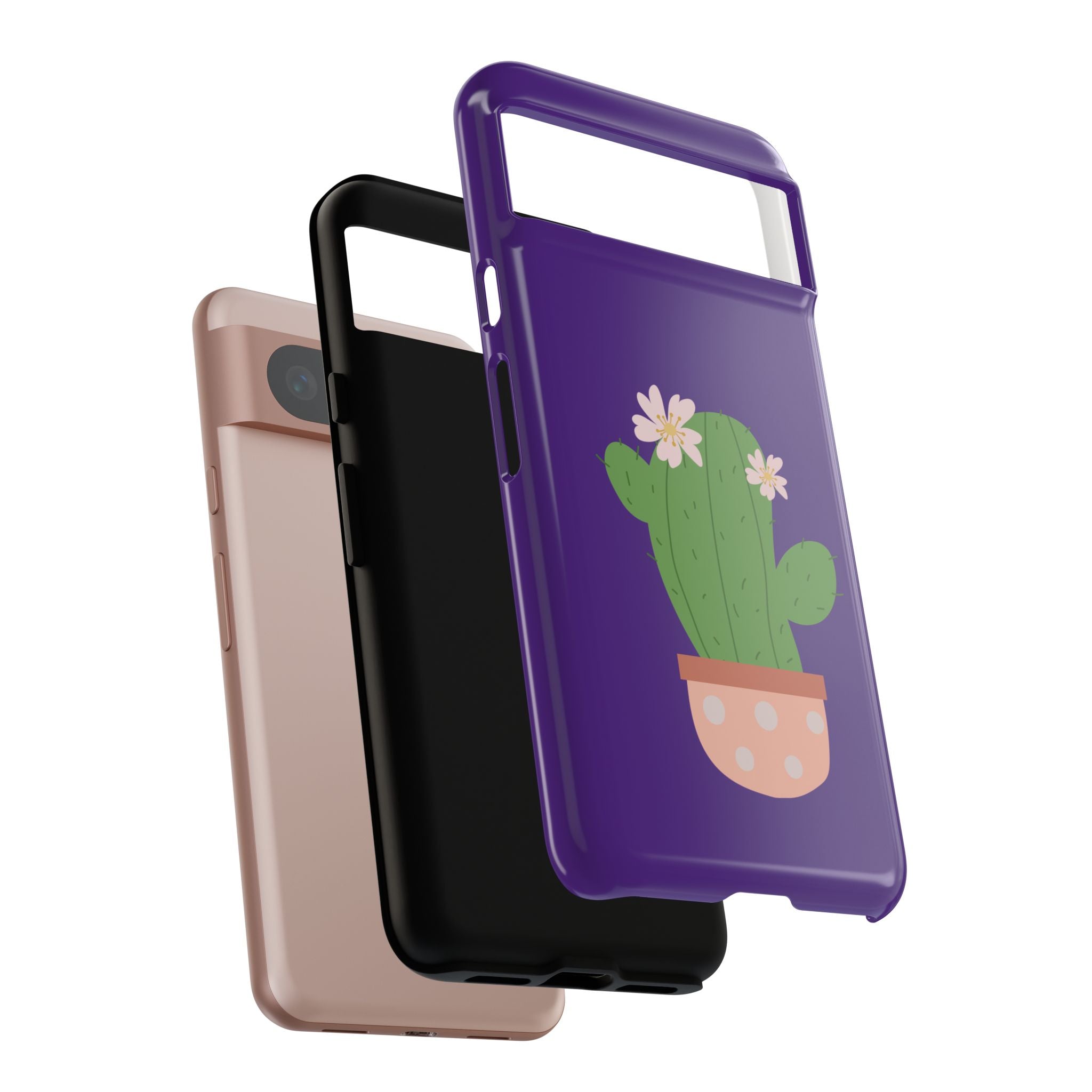 Cactus Phone Case, Tough Cases, Cute Floral, Trending Design, Unique Gift, Phone Accessories, Summer Vibe, Nature Lover