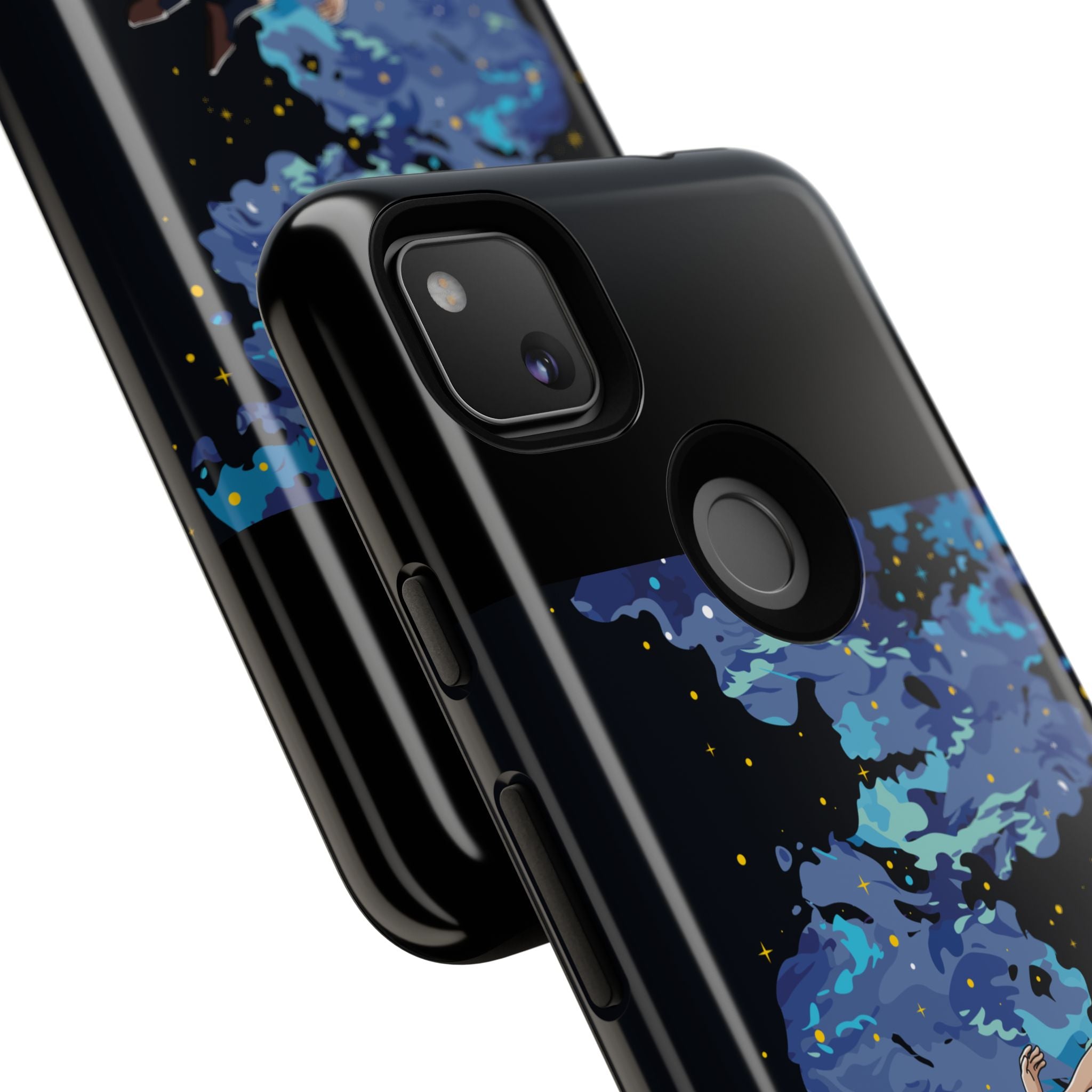 Tough Cases Phone Case - Artistic Galaxy Design, Cute Sleeve for Teens, Gift for Students, Unique Mobile Accessory, Trendy Tech Protection