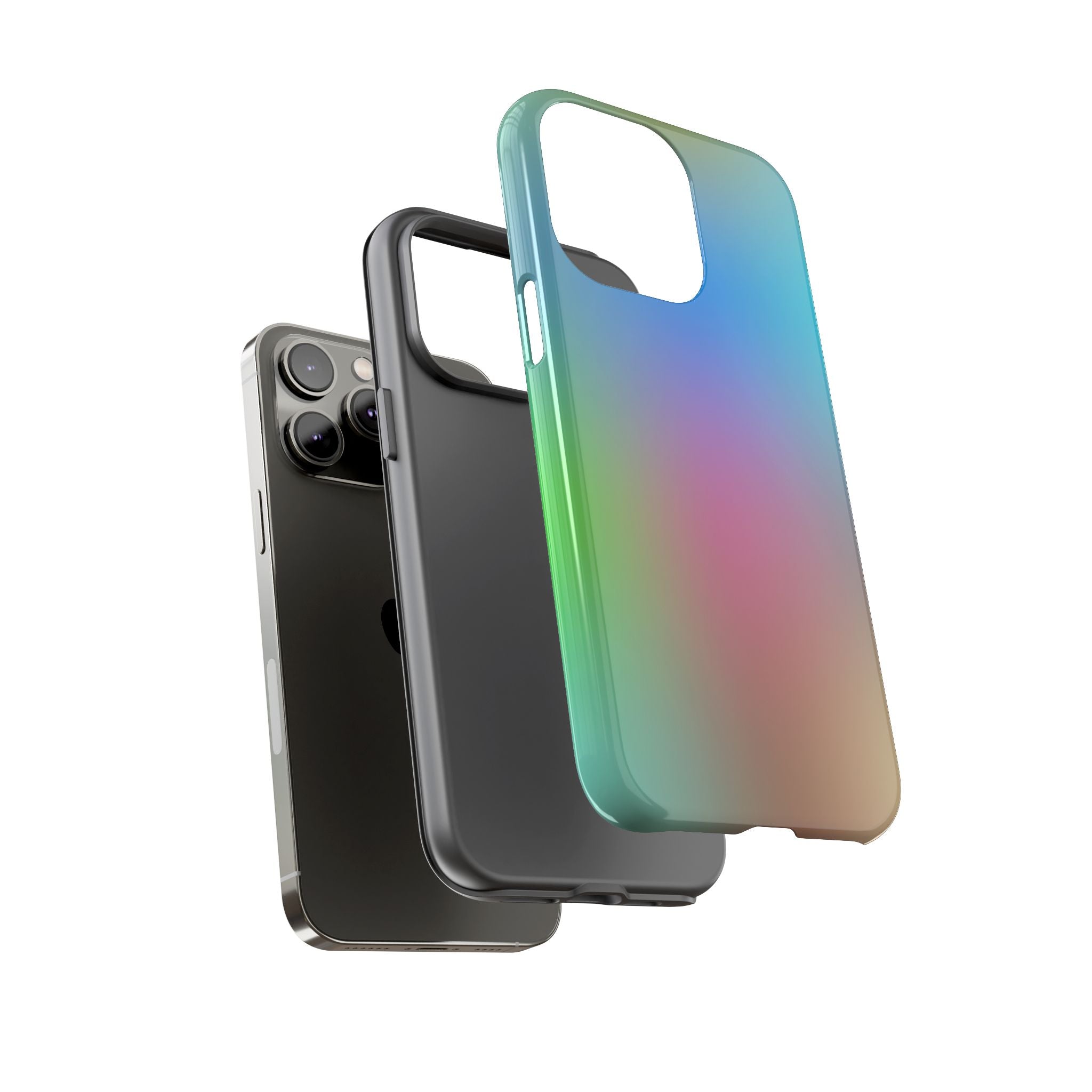 Colorful Mobile Phone Case, Unique Phone Cover, Stylish Phone Protector, Gift for Tech Lovers, Trendy Accessory