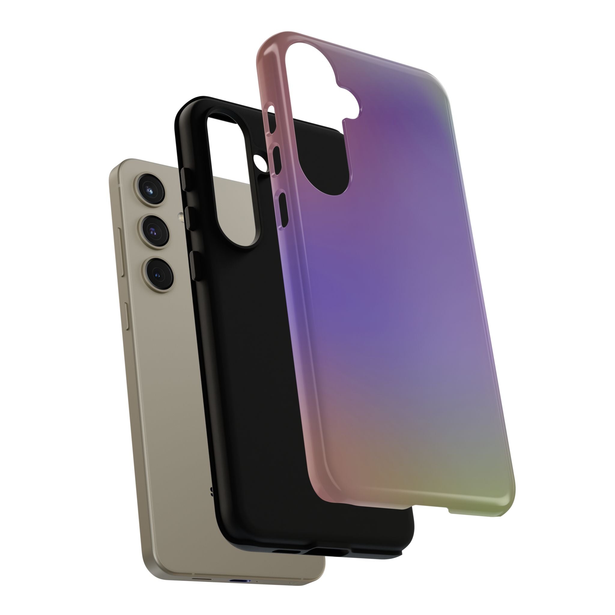 Colorful Phone Case, Tough Phone Cover, Gradient Design Case, Stylish Mobile Accessories, Unique Gift for Her