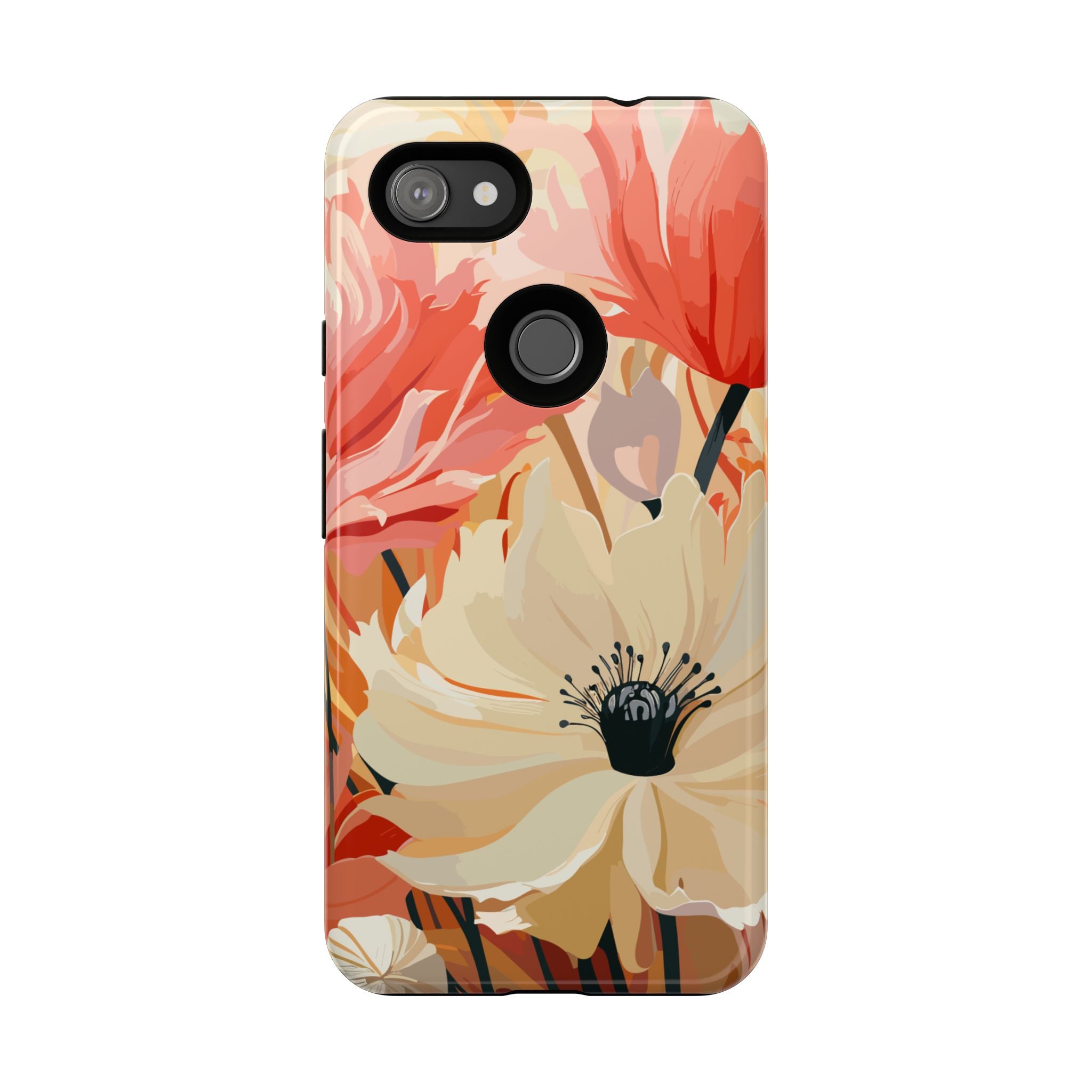 Floral Phone Case, Tough Protective Cover for Floral Lovers, Perfect Gift for Friends, Spring Celebration, Art Lovers Gift