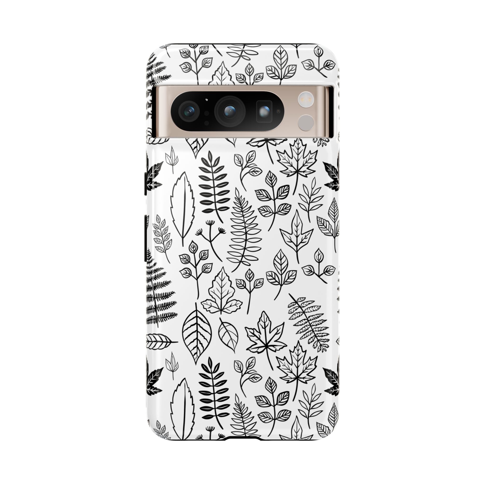 Stylish Phone Case for Nature Lovers, Botanical Design, Gift for Her, Fall Accessories, Customizable Tech Gear