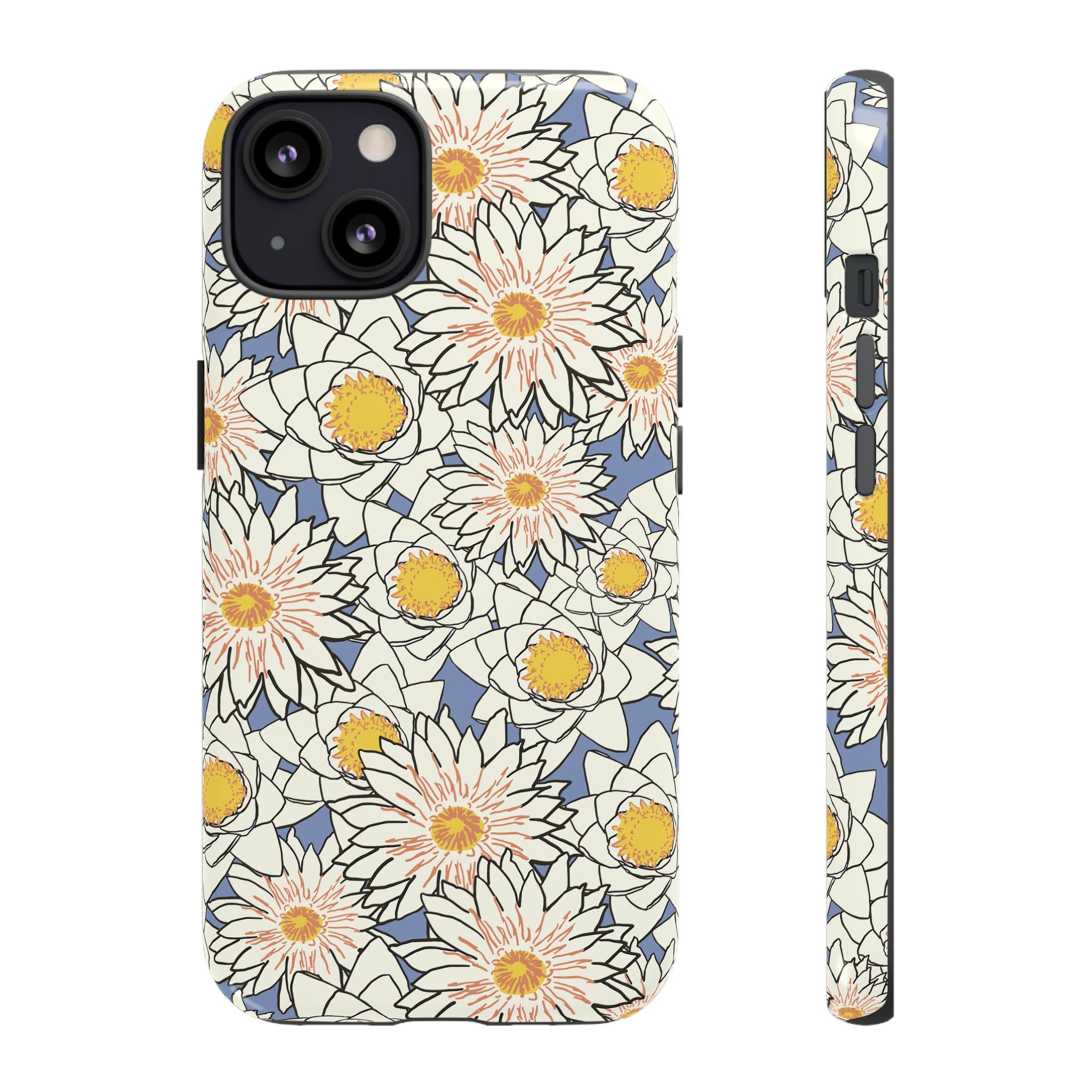 Stylish Phone Case, Floral Protective Cover, Gift for Nature Lovers, Trendy Tech Accessory, Customizable Phone Case