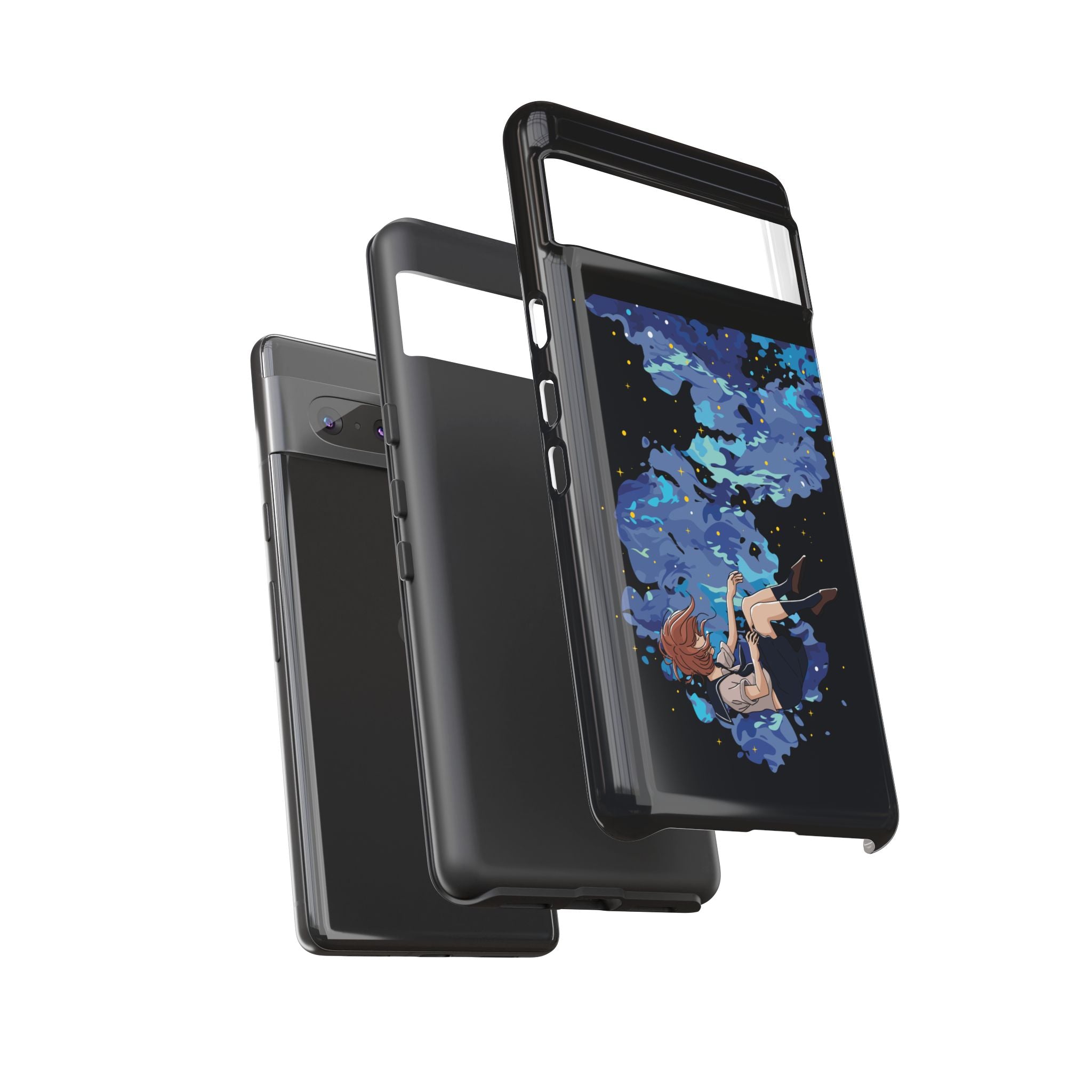 Tough Cases Phone Case - Artistic Galaxy Design, Cute Sleeve for Teens, Gift for Students, Unique Mobile Accessory, Trendy Tech Protection