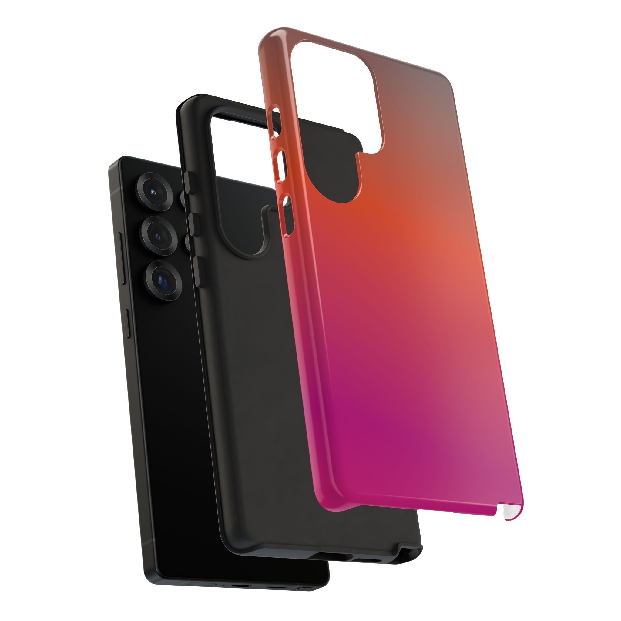 Gradient Phone Case, Custom Tough Case, Durable Phone Accessory, Vibrant Design, Gift for Tech Lovers, Birthday and Holiday Present