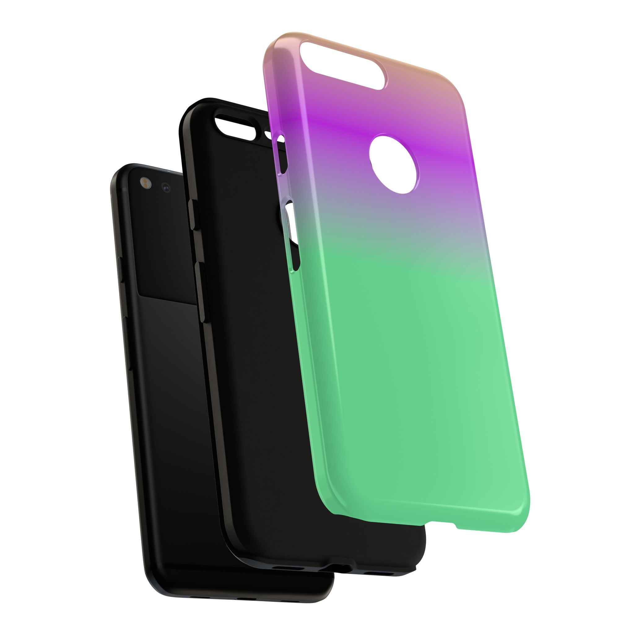 Vibrant Phone Case, Stylish Tech Accessory, Fun Gift Idea, Unique Mobile Cover, Trendy Gradient Design