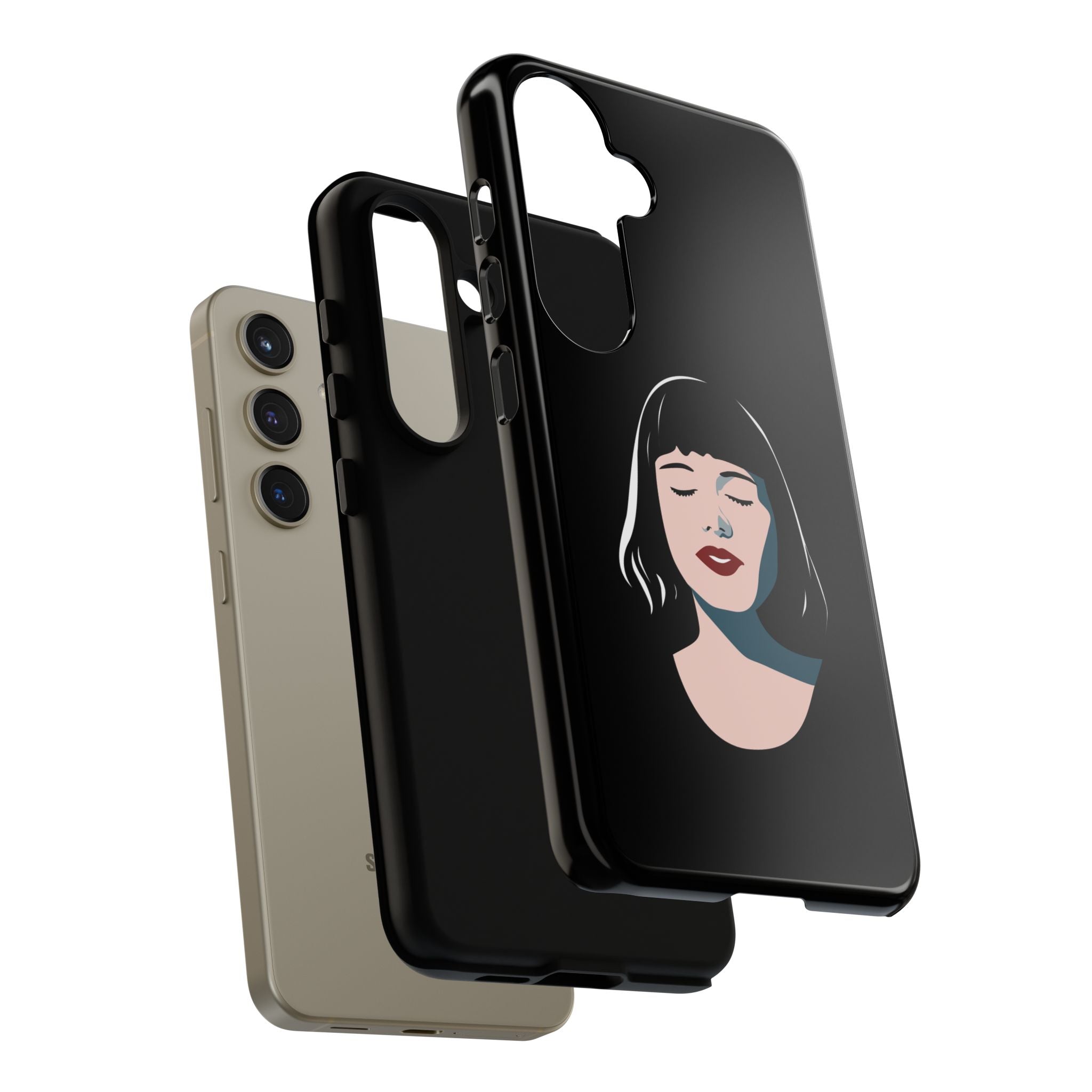 Aesthetic Phone Case, Art Deco iPhone Cover, Minimalist Cell Phone Protector, Gift for Her, Stylish Mobile Accessories