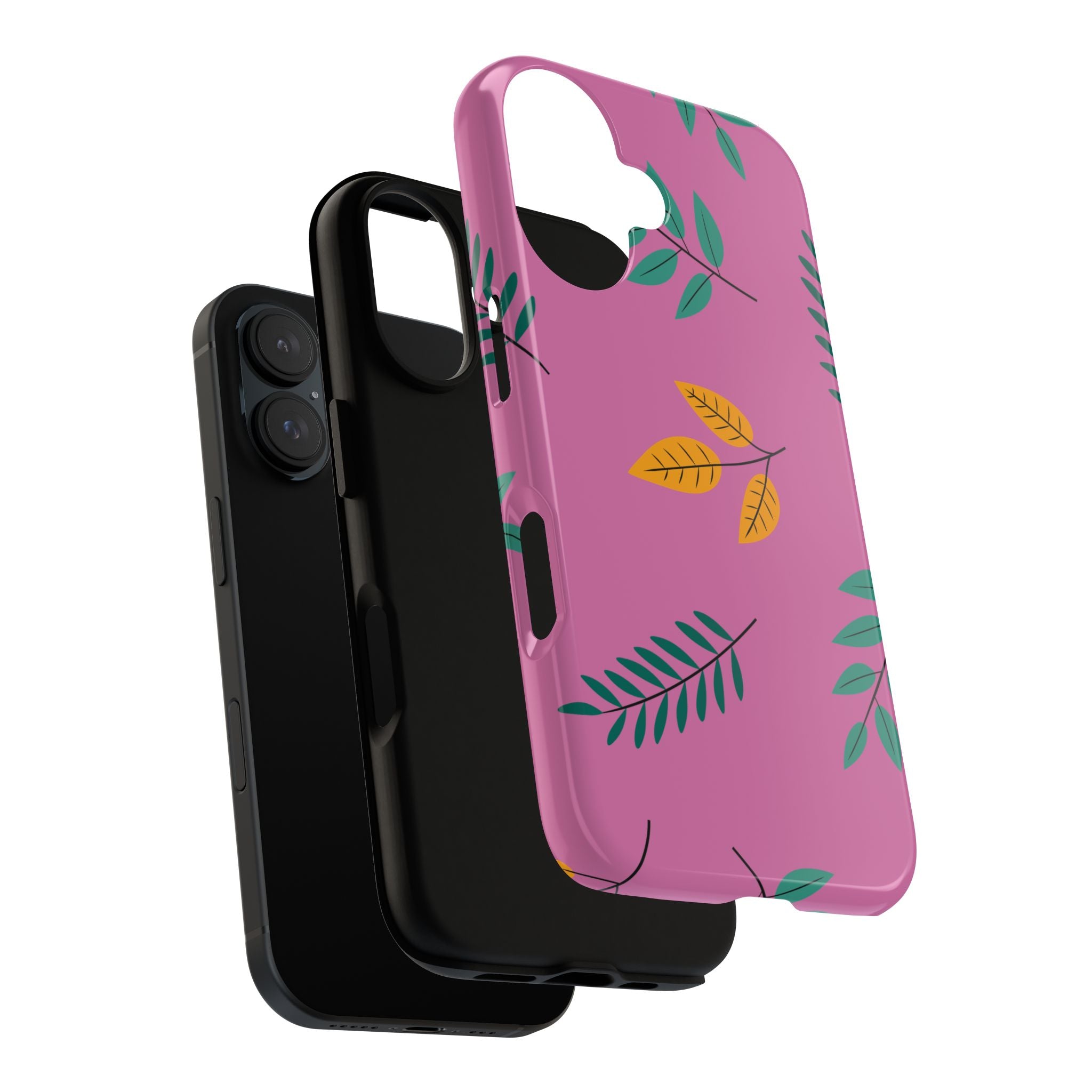 Feminine Floral Phone Case, Tough Cases for iPhone, Nature-Themed Tech Accessory, Cute Gift for Her, Botanical Design, Spring Decor