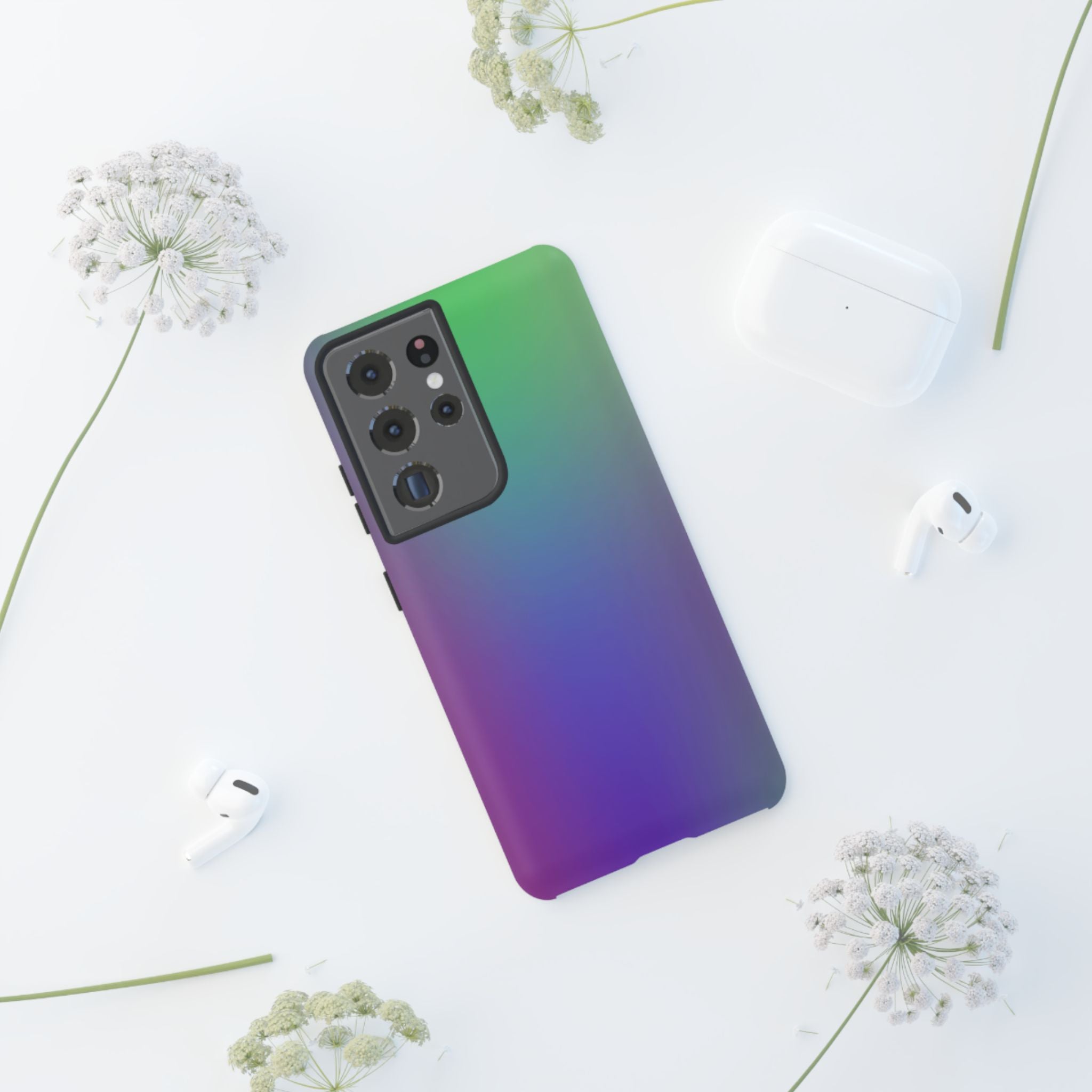 Gradient Phone Case, Durable Phone Protector, Trendy Cell Phone Accessory, Gift for Tech Lovers, Stylish Mobile Case